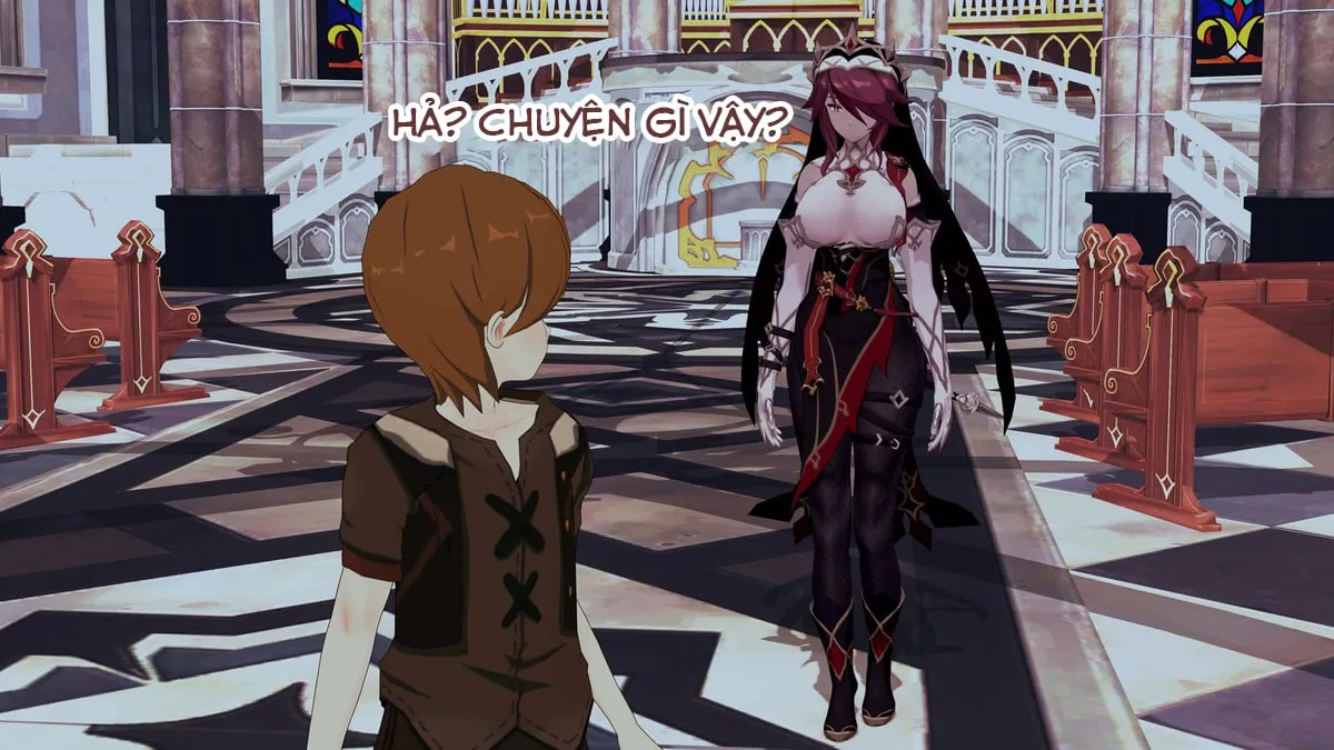 HentaiVN.net - Ảnh 22 - Dàn harem của Timmy. (Genshin Impact) - Rosaria 1