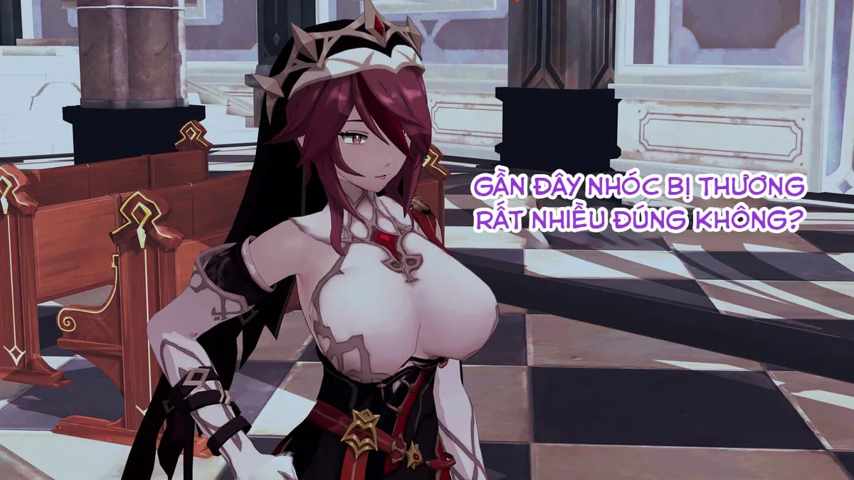 HentaiVN.net - Ảnh 23 - Dàn harem của Timmy. (Genshin Impact) - Rosaria 1