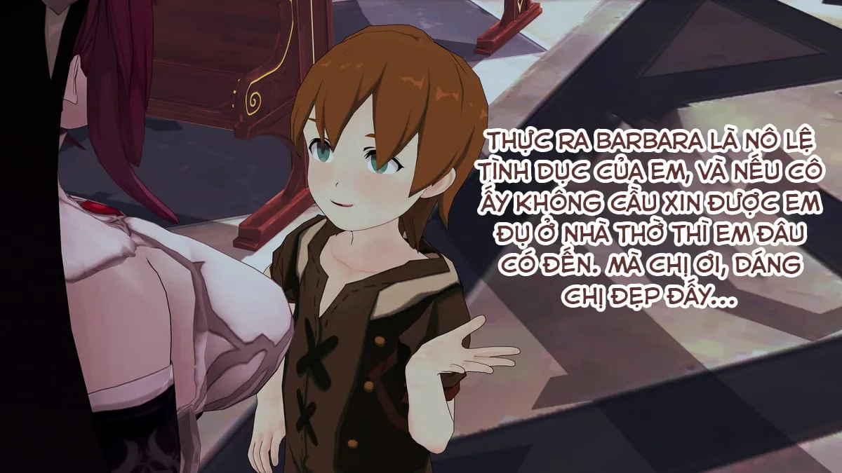 HentaiVN.net - Ảnh 36 - Dàn harem của Timmy. (Genshin Impact) - Rosaria 1