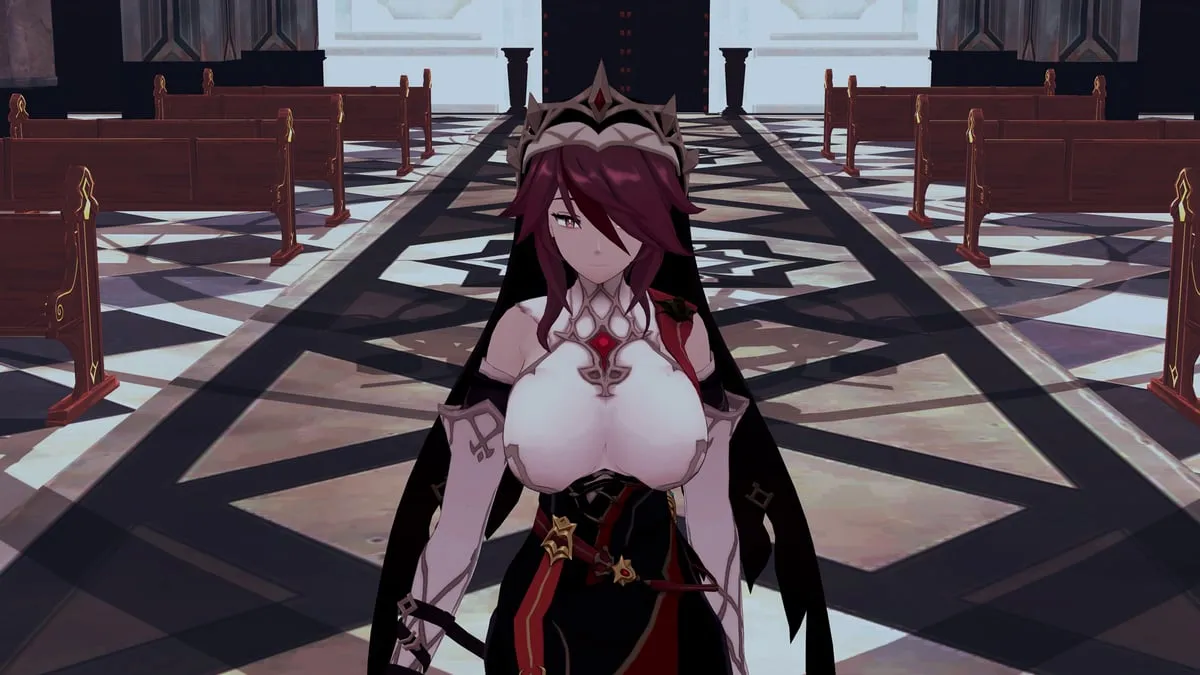 HentaiVN.net - Ảnh 5 - Dàn harem của Timmy. (Genshin Impact) - Rosaria 1