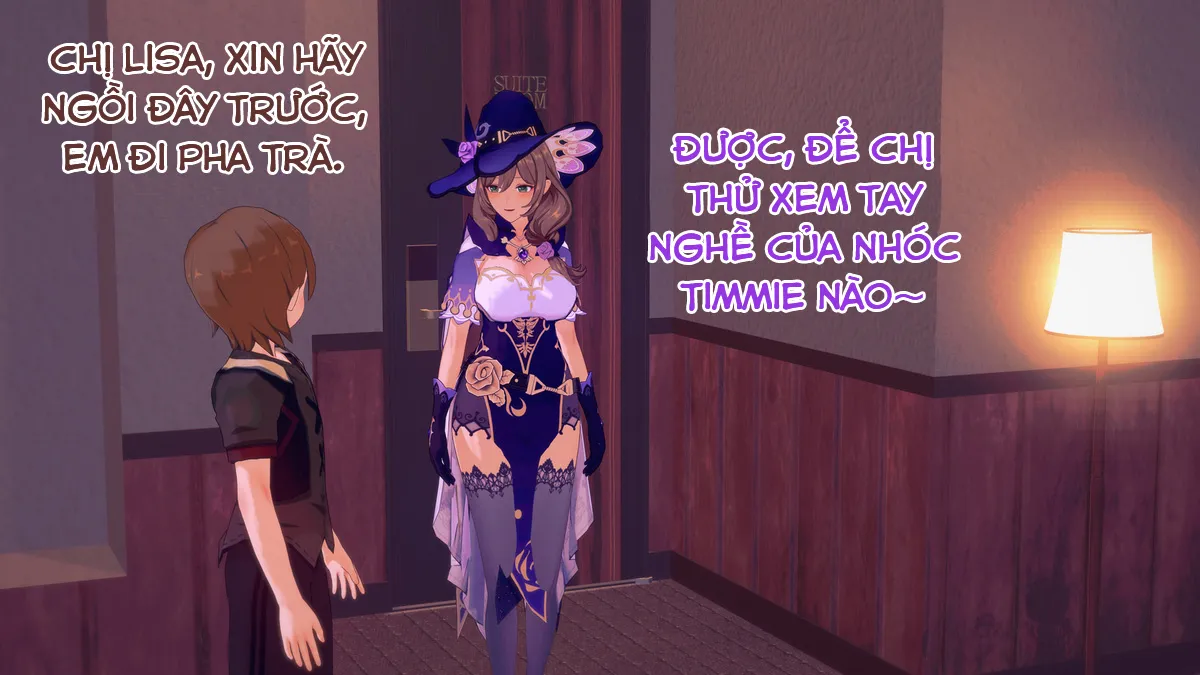 HentaiVN.net - Ảnh 18 - Dàn harem của Timmy. (Genshin Impact) - Lisa 1