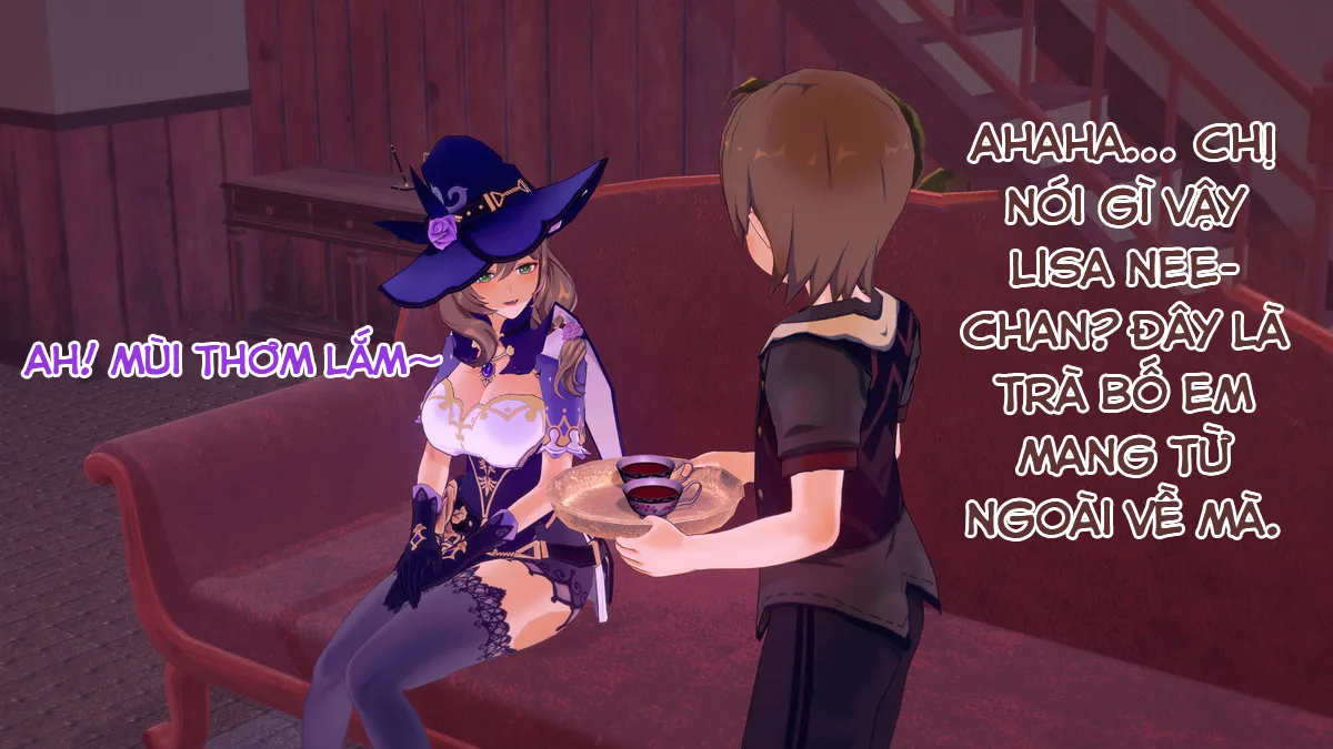 HentaiVN.net - Ảnh 23 - Dàn harem của Timmy. (Genshin Impact) - Lisa 1