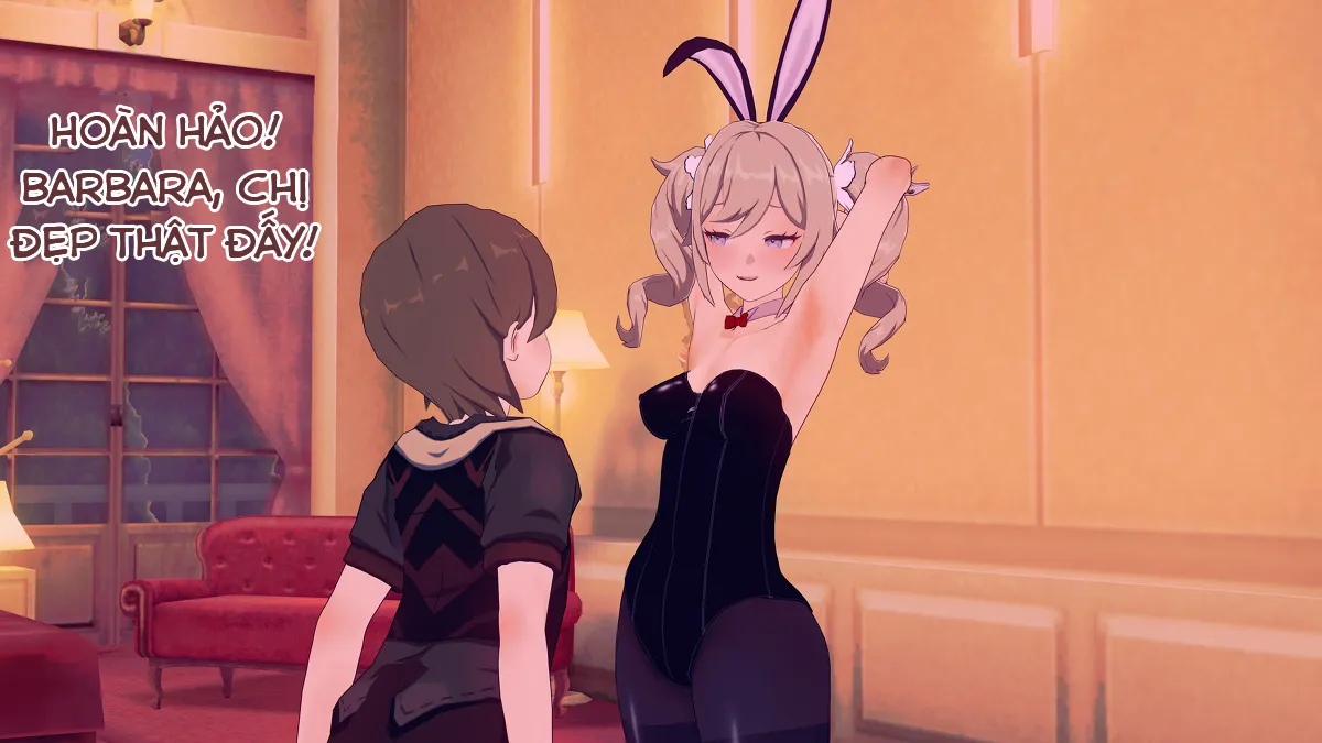 HentaiVN.net - Ảnh 15 - Dàn harem của Timmy. (Genshin Impact) - Barbara 4