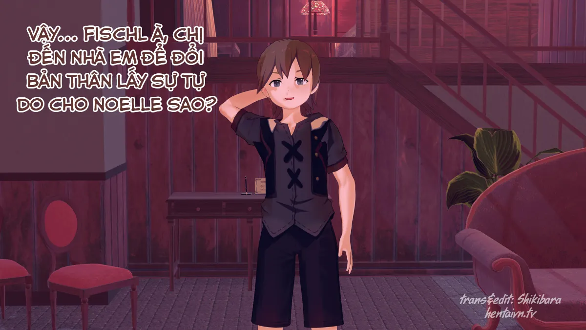 HentaiVN.net - Ảnh 4 - Dàn harem của Timmy. (Genshin Impact) - Fischl 4
