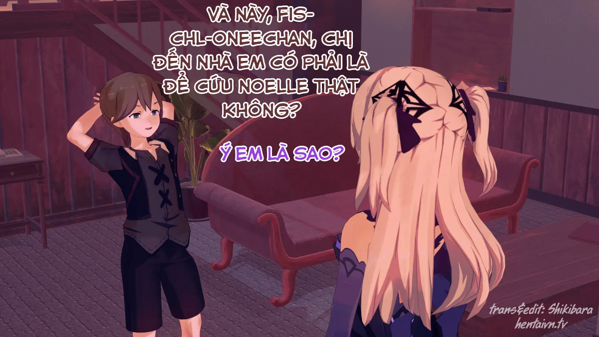 HentaiVN.net - Ảnh 9 - Dàn harem của Timmy. (Genshin Impact) - Fischl 4