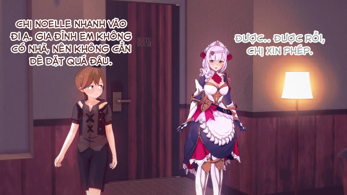 HentaiVN.net - Ảnh 14 - Dàn harem của Timmy. (Genshin Impact) - Chap 1.1 - Noelle