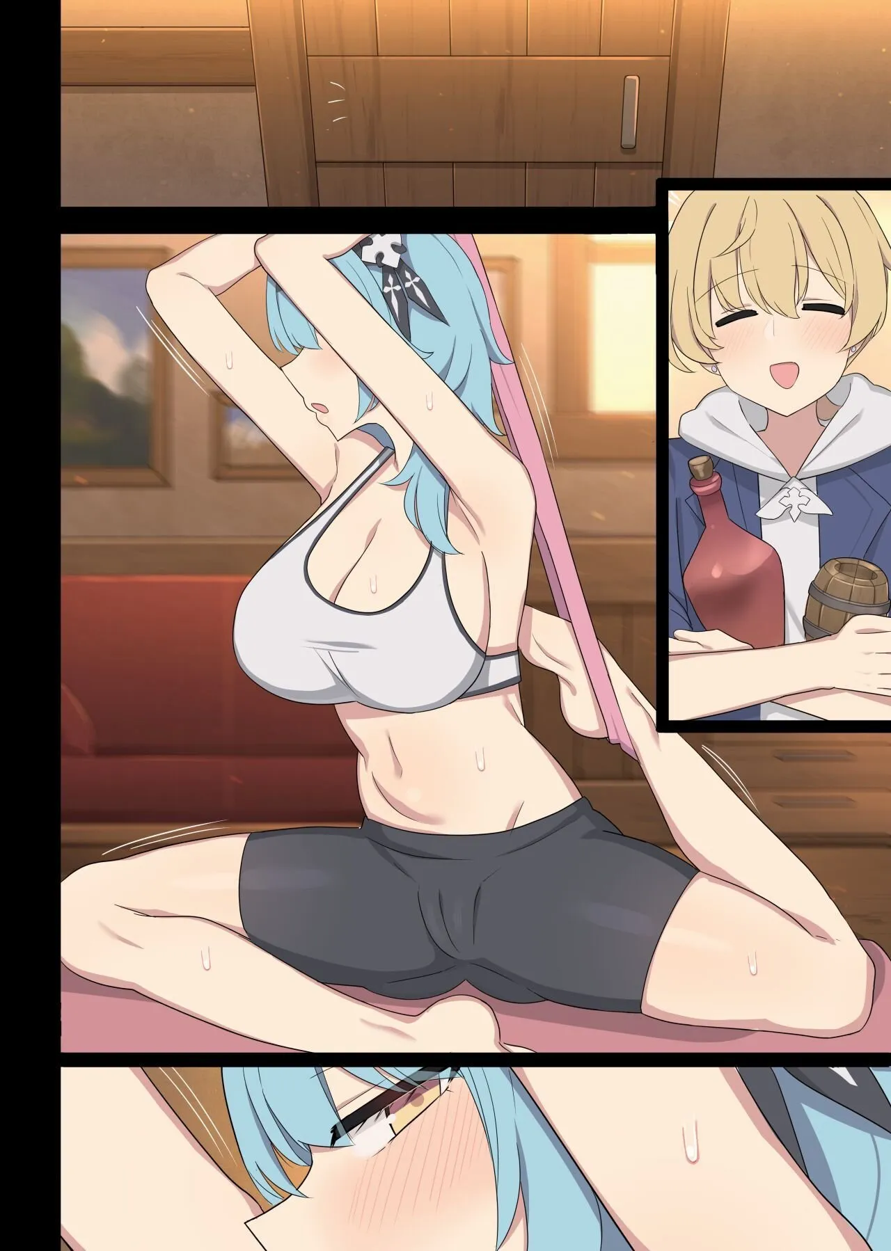 HentaiVN.net - Ảnh 8 - Eula x Mika [Eula] - Không Thoại