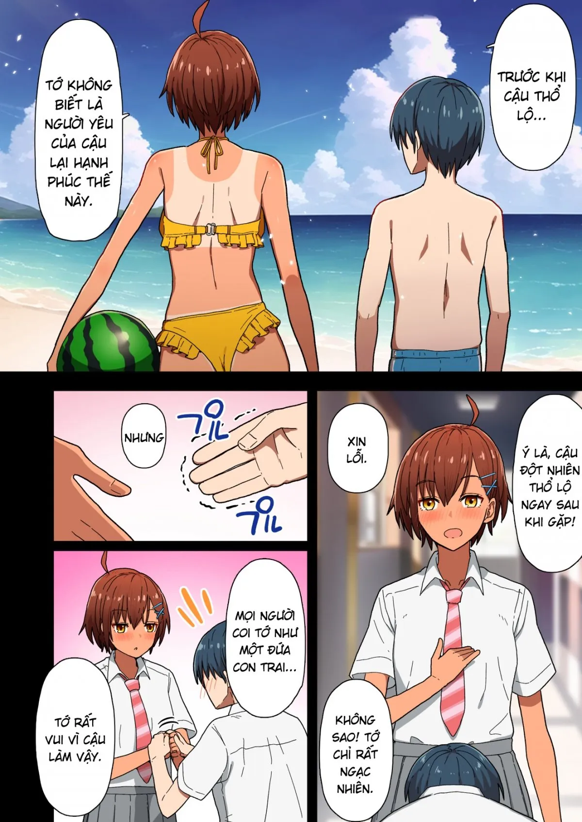 HentaiVN.net - Ảnh 11 - Đi dã ngoại với lớp, tôi bị cướp luôn bạn gái [Shuugaku Ryokou, Kanojo Ubarareru Nettaiya] - Oneshot mất