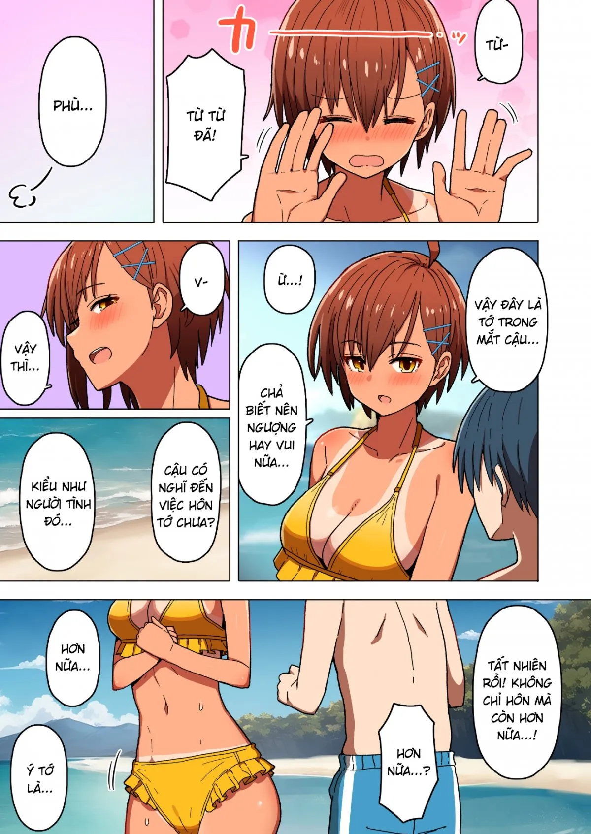 HentaiVN.net - Ảnh 18 - Đi dã ngoại với lớp, tôi bị cướp luôn bạn gái [Shuugaku Ryokou, Kanojo Ubarareru Nettaiya] - Oneshot mất