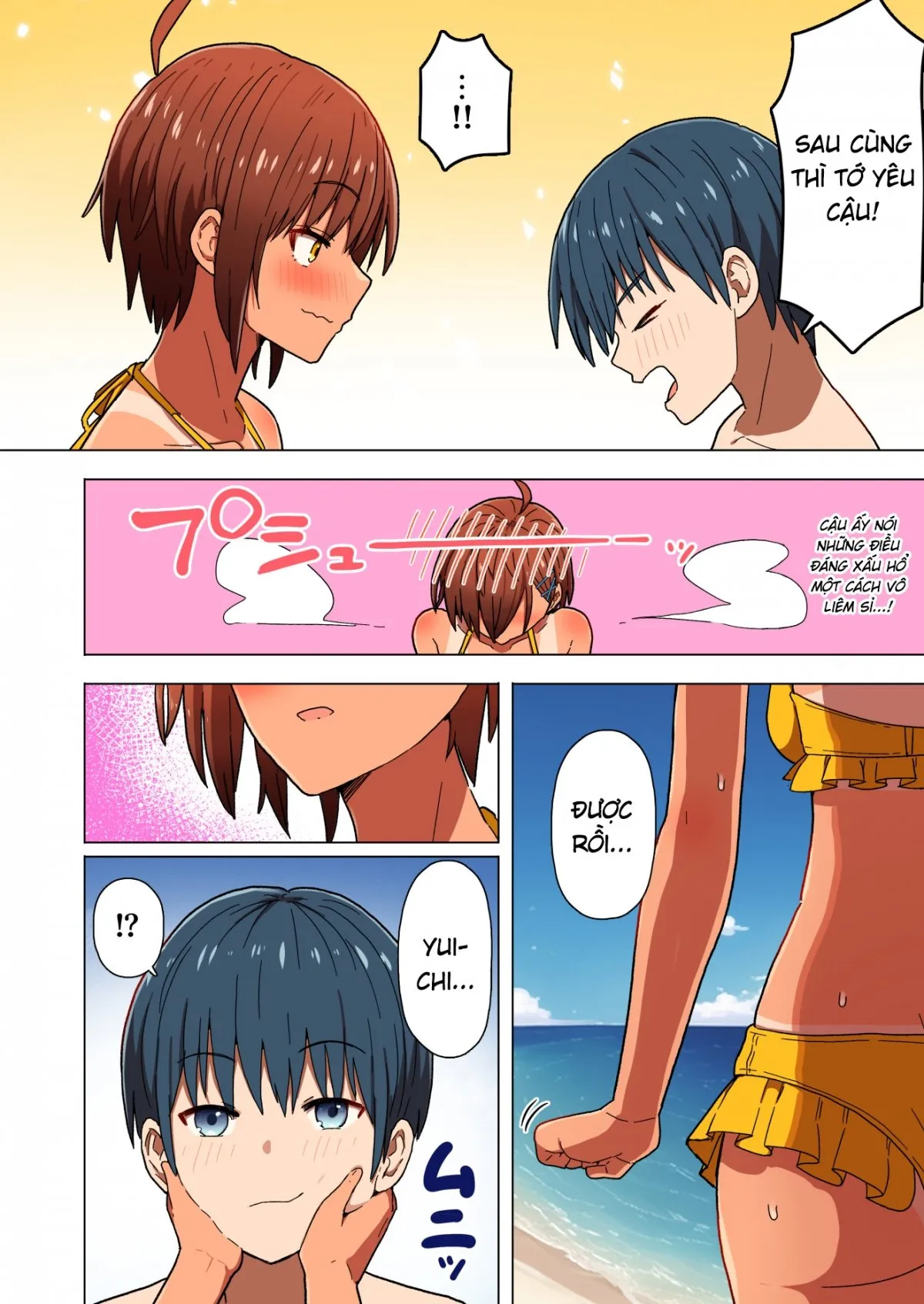 HentaiVN.net - Ảnh 19 - Đi dã ngoại với lớp, tôi bị cướp luôn bạn gái [Shuugaku Ryokou, Kanojo Ubarareru Nettaiya] - Oneshot mất