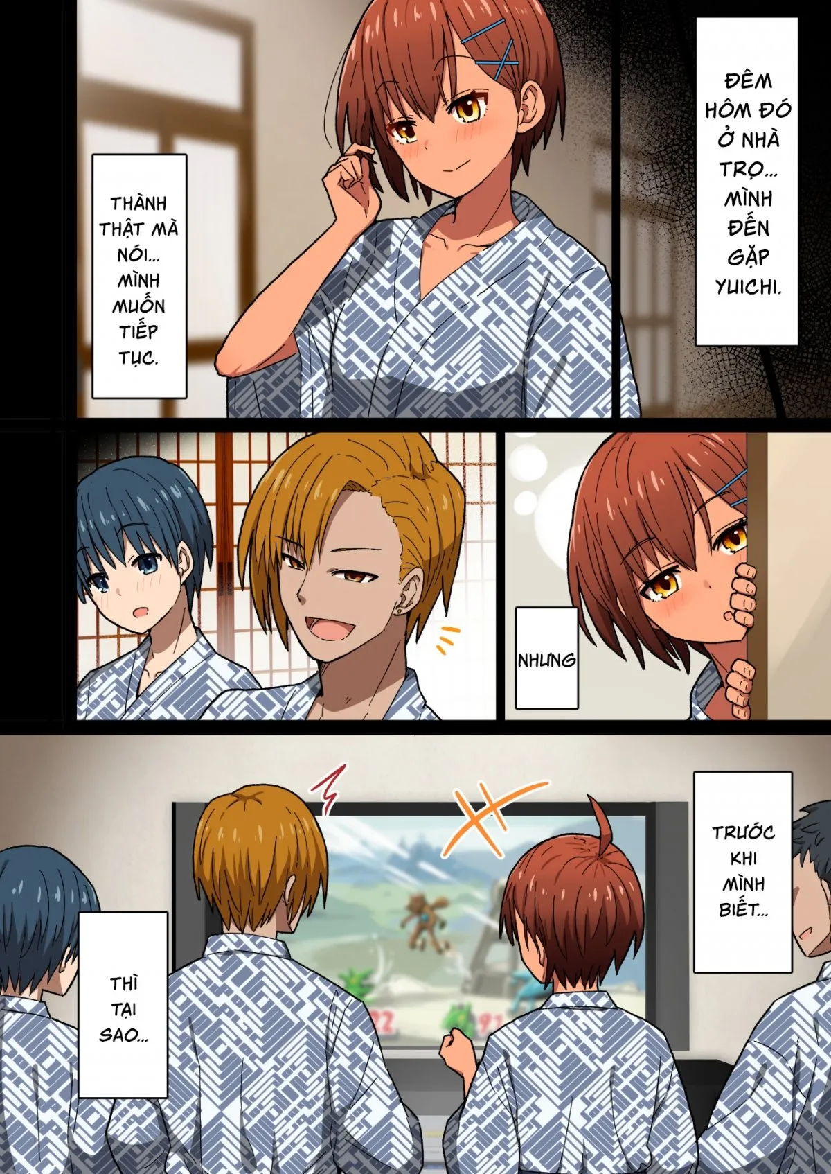 HentaiVN.net - Ảnh 28 - Đi dã ngoại với lớp, tôi bị cướp luôn bạn gái [Shuugaku Ryokou, Kanojo Ubarareru Nettaiya] - Oneshot mất