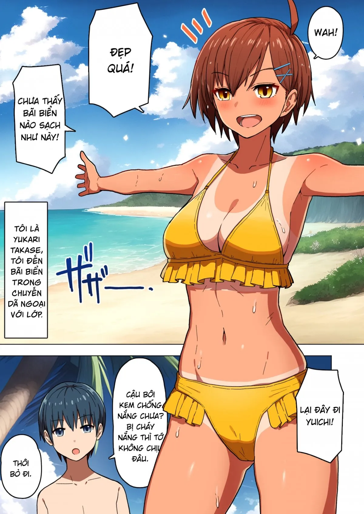 HentaiVN.net - Ảnh 8 - Đi dã ngoại với lớp, tôi bị cướp luôn bạn gái [Shuugaku Ryokou, Kanojo Ubarareru Nettaiya] - Oneshot mất