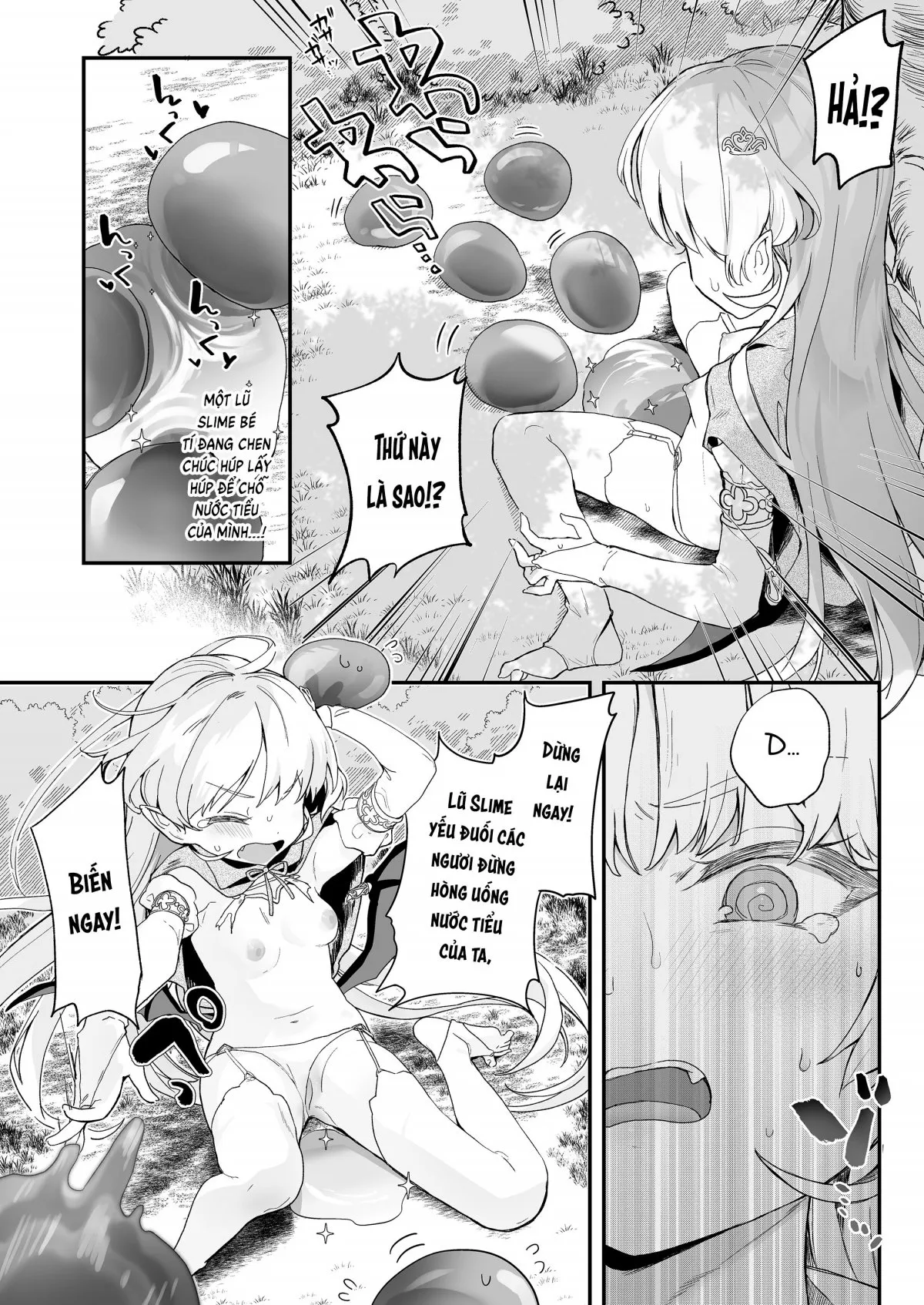 HentaiVN.net - Ảnh 12 - Không đời nào có chuyện ta sẽ thua một con slime dâm dục - Oneshot nứng