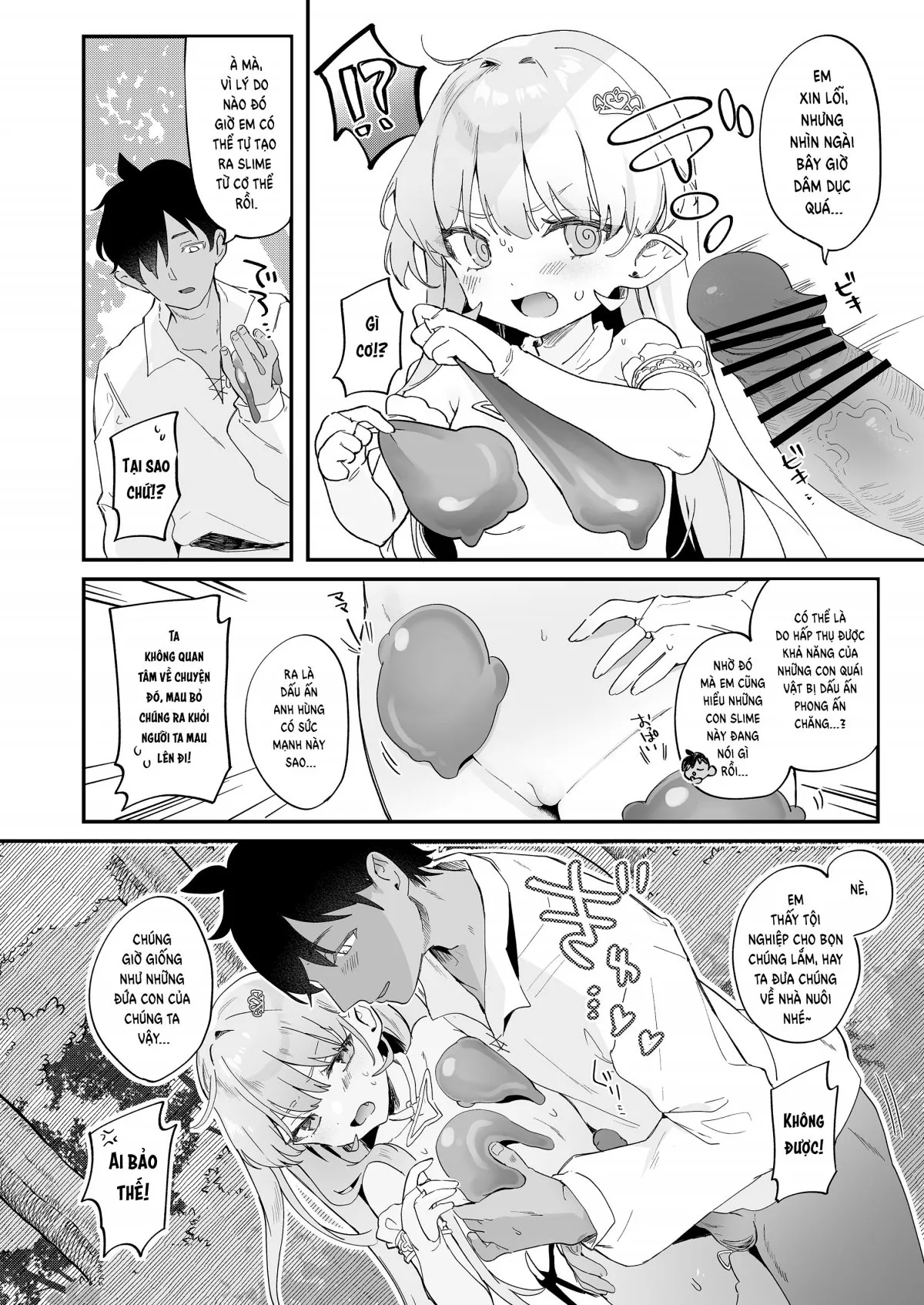 HentaiVN.net - Ảnh 28 - Không đời nào có chuyện ta sẽ thua một con slime dâm dục - Oneshot nứng