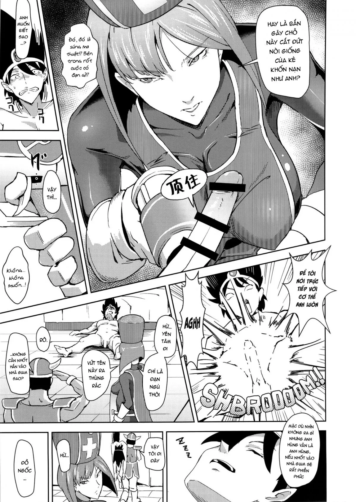 HentaiVN.net - Ảnh 9 - Namaiki na Onna Souryo ni Medapani o Kurawasero! + Shadow Galko-chan - Oneshot