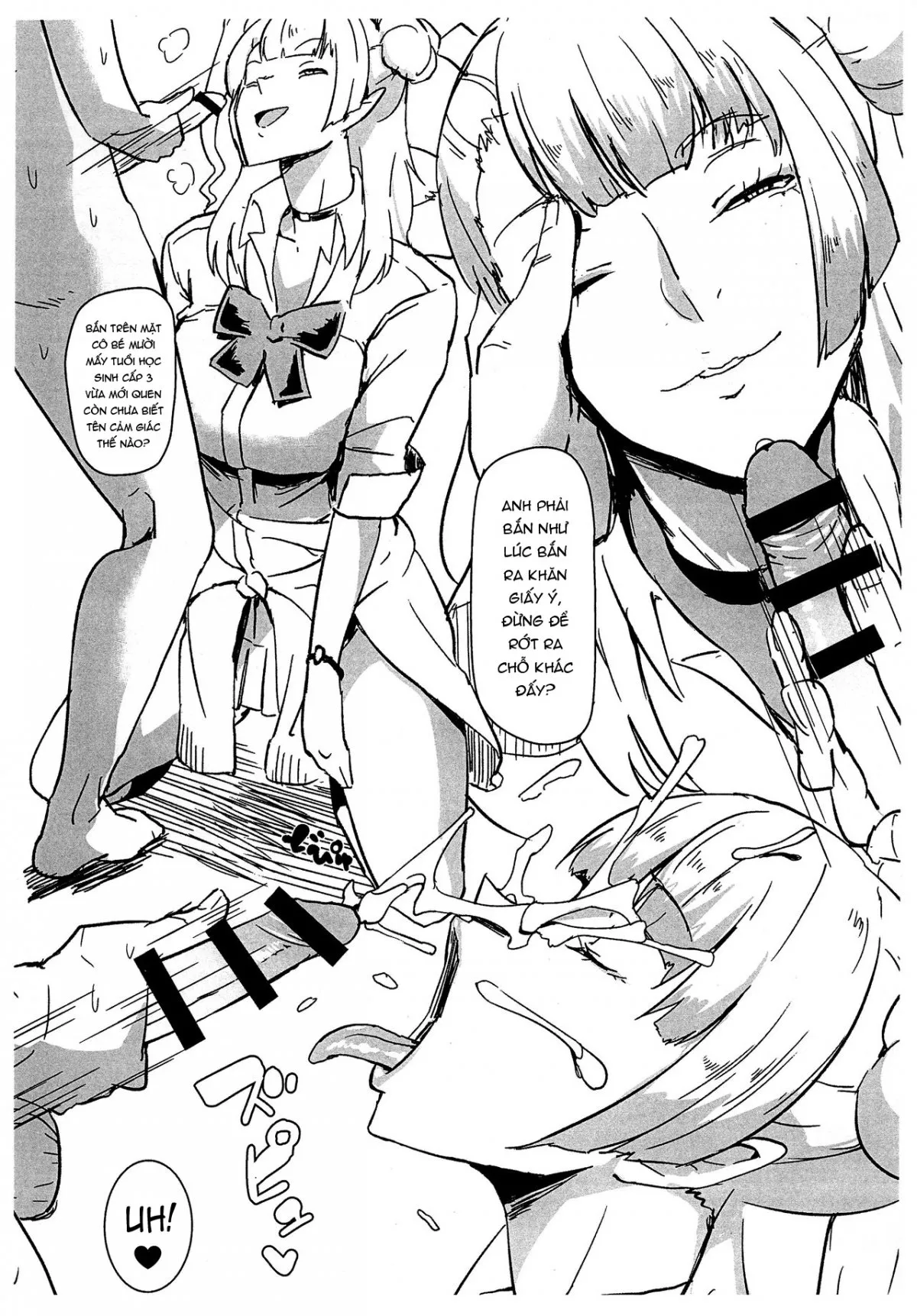 HentaiVN.net - Ảnh 30 - Namaiki na Onna Souryo ni Medapani o Kurawasero! + Shadow Galko-chan - Oneshot