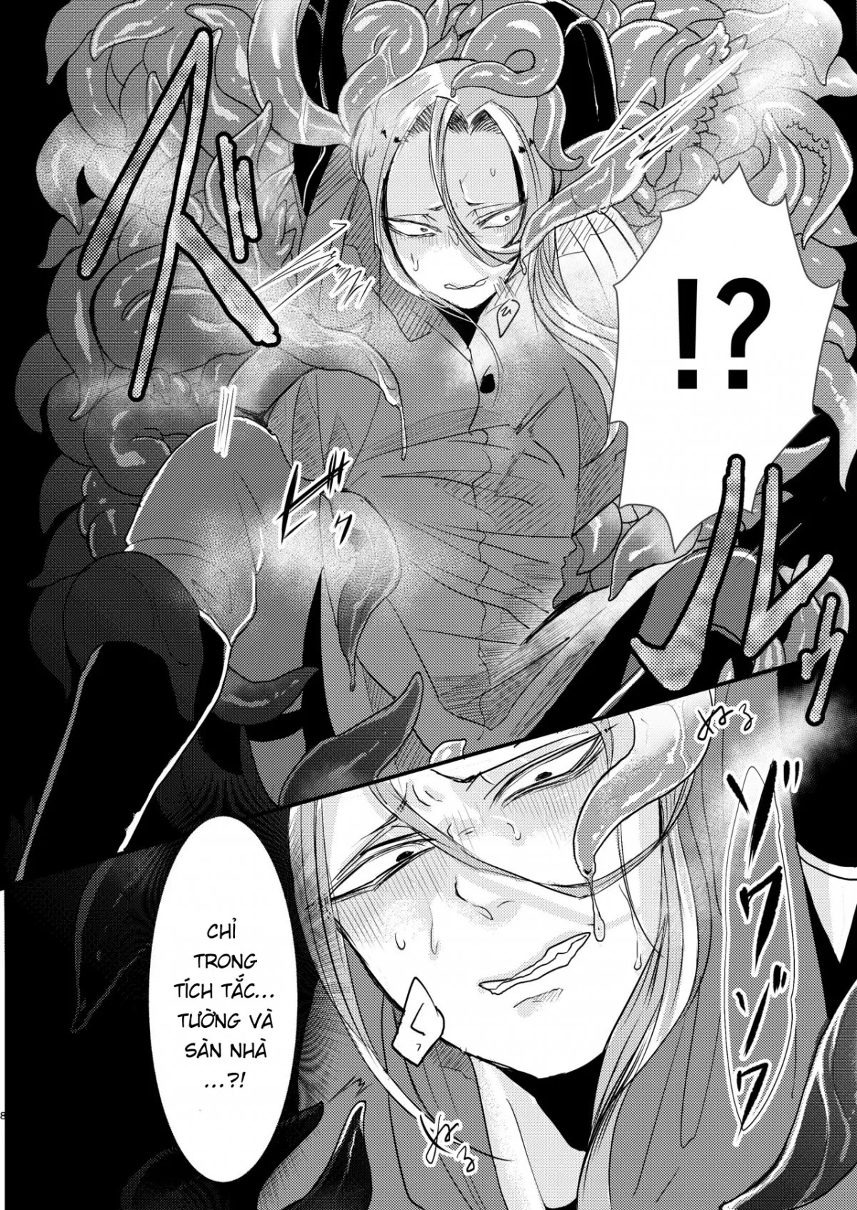HentaiVN.net - Ảnh 8 - Câu chuyện về nam pháp sư bị xúc tu chơi [男魔導師が触手でめちゃくちゃにされる本] - Oneshot