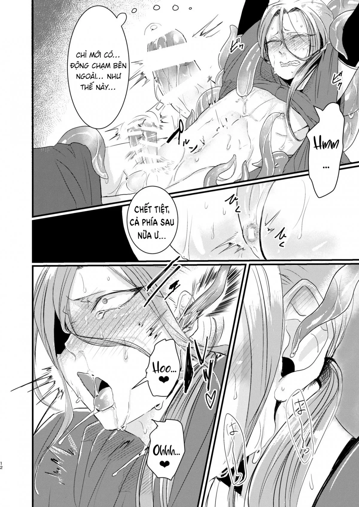 HentaiVN.net - Ảnh 12 - Câu chuyện về nam pháp sư bị xúc tu chơi [男魔導師が触手でめちゃくちゃにされる本] - Oneshot