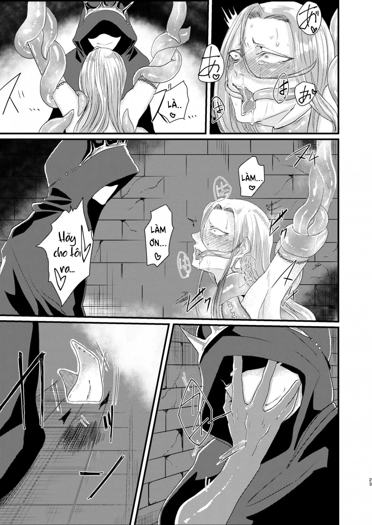 HentaiVN.net - Ảnh 23 - Câu chuyện về nam pháp sư bị xúc tu chơi [男魔導師が触手でめちゃくちゃにされる本] - Oneshot
