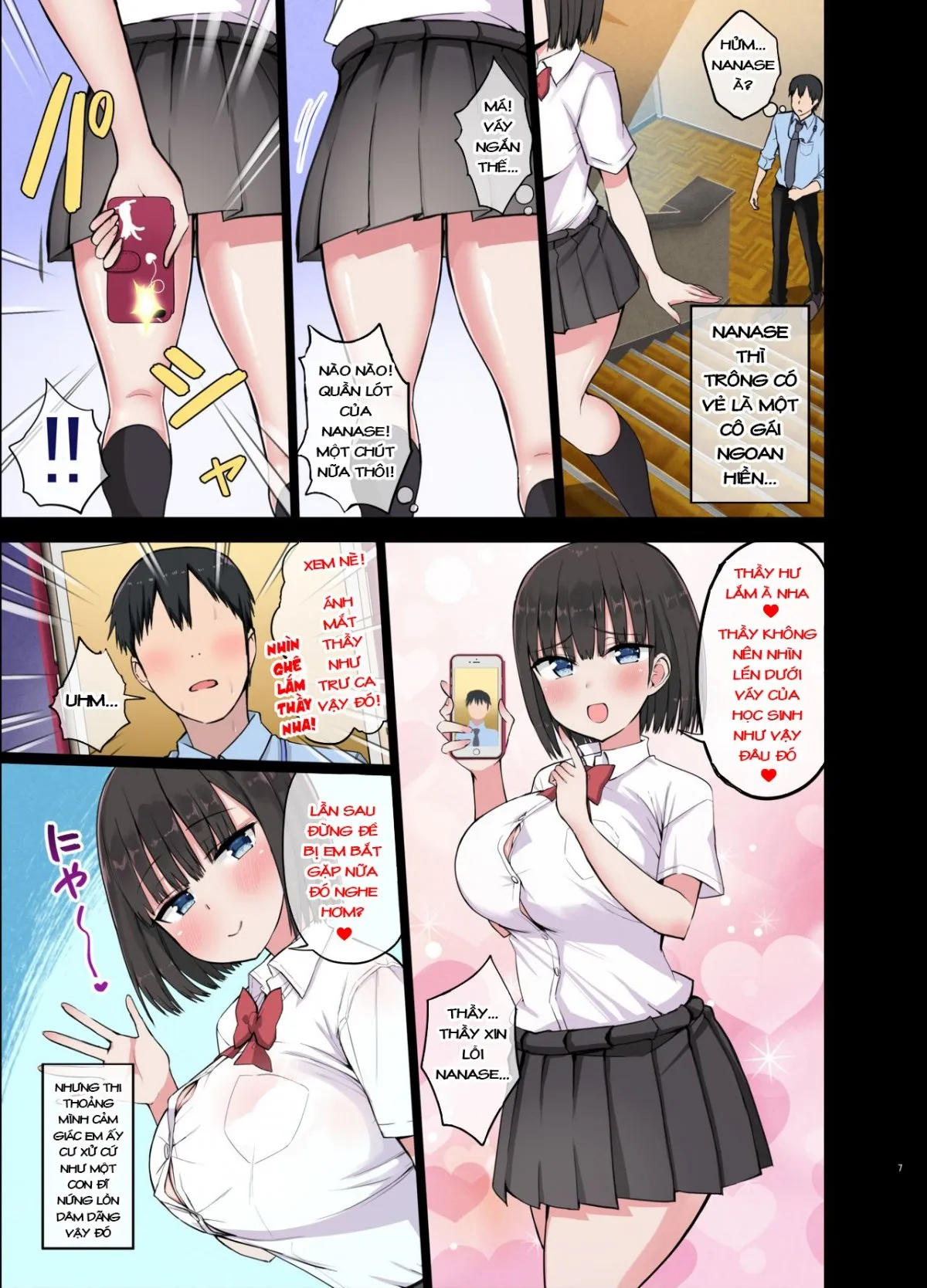 HentaiVN.net - Ảnh 7 - Bitch Gal! Sensei no BIG Chinchin Daaisuki [Slutty Gals! ~We Luv Your BIG Dick~; Giáo Dục Hai Con Phò Non Bằng Con Cặc BỰ] - Day 1~ Giáo Dục Con Phò Non Ogata~