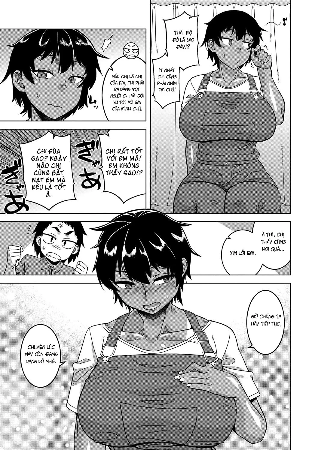 HentaiVN.net - Ảnh 12 - Làm liều với bà chị hay bắt nạt tôi [Chotto Bijin de Mune ga Dekakute Eroi dake no Baka-nee] - Chap 1