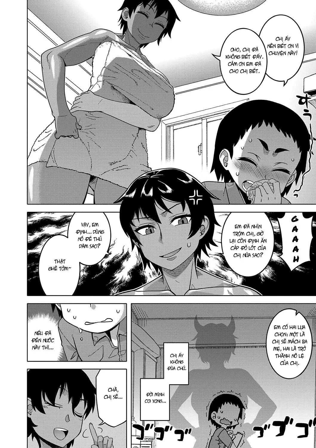 HentaiVN.net - Ảnh 7 - Làm liều với bà chị hay bắt nạt tôi [Chotto Bijin de Mune ga Dekakute Eroi dake no Baka-nee] - Chap 1