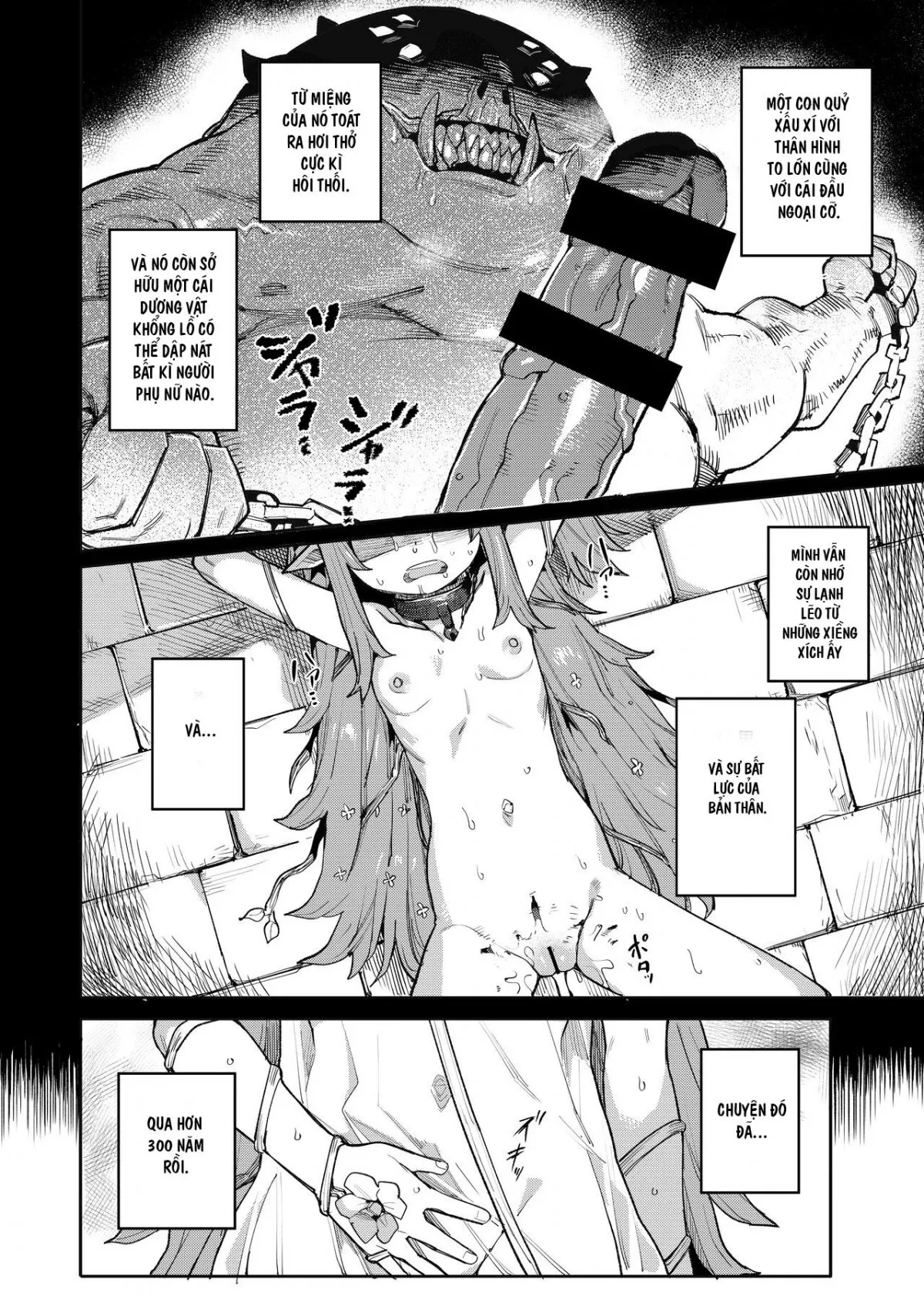 HentaiVN.net - Ảnh 4 - Enslaved Nymph Nyehil [Enslaved Nymph Nyehil - The Tale of a Broken Sow Whose Immature Womb Was Trained To Submit] - Oneshot