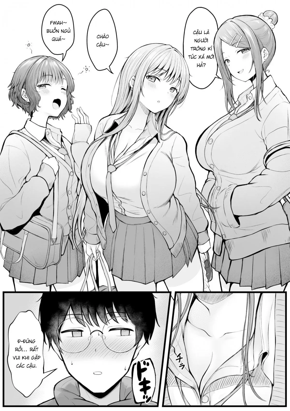 HentaiVN.net - Ảnh 6 - Joshiryou Kanrinin no Boku wa Gal Ryousei ni Furimawasarete masu - Haru 1