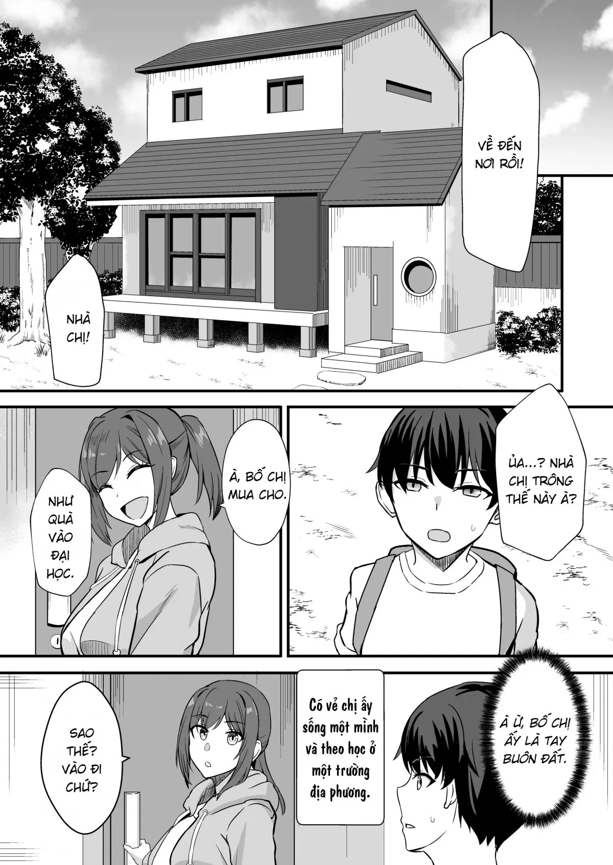 HentaiVN.net - Ảnh 10 - Bà chị họ quê mùa [Inaka no Kussai Onee-chan] - Phần 1