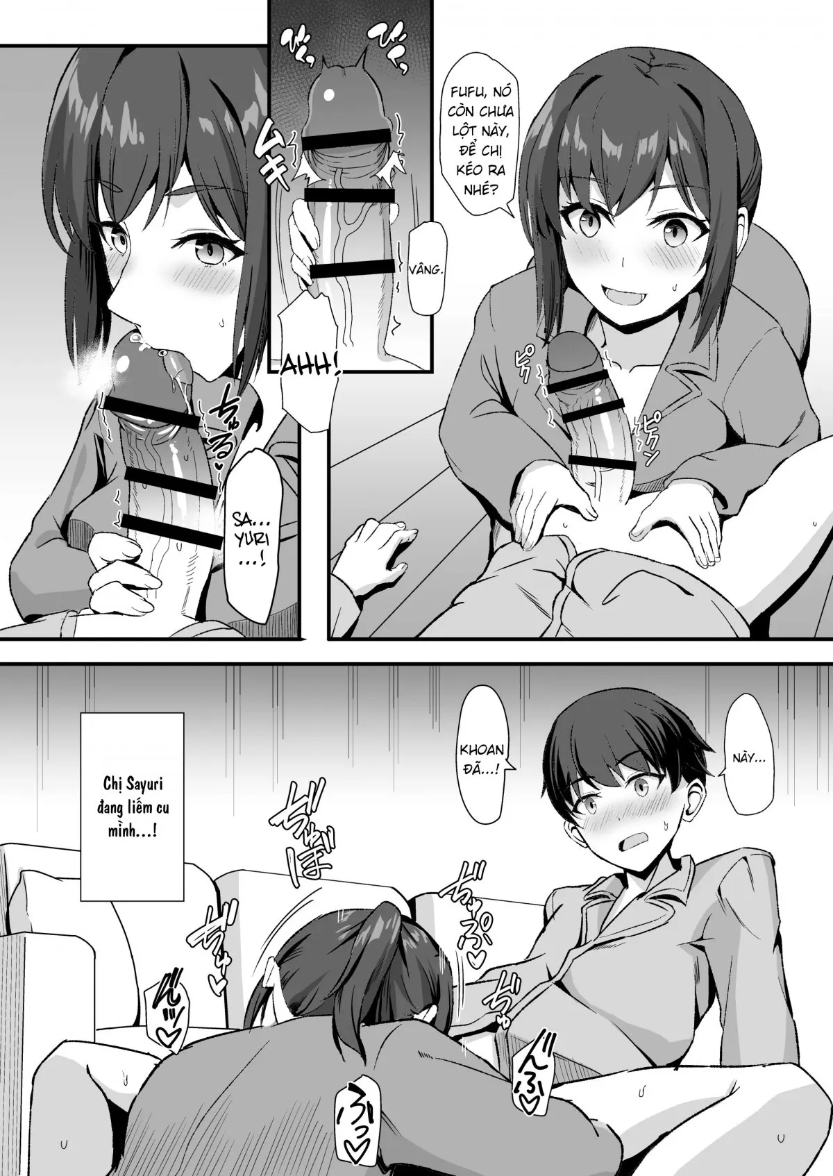 HentaiVN.net - Ảnh 26 - Bà chị họ quê mùa [Inaka no Kussai Onee-chan] - Phần 1