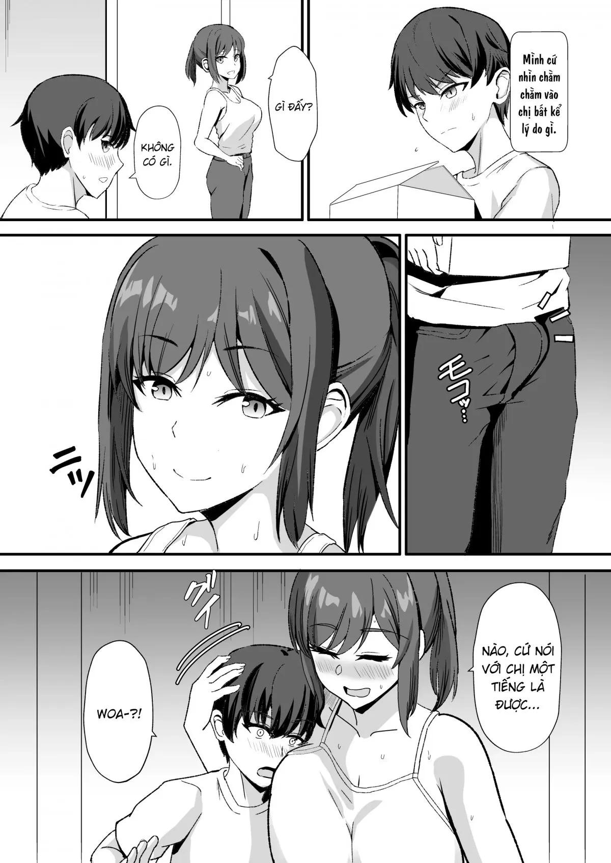 HentaiVN.net - Ảnh 32 - Bà chị họ quê mùa [Inaka no Kussai Onee-chan] - Phần 1