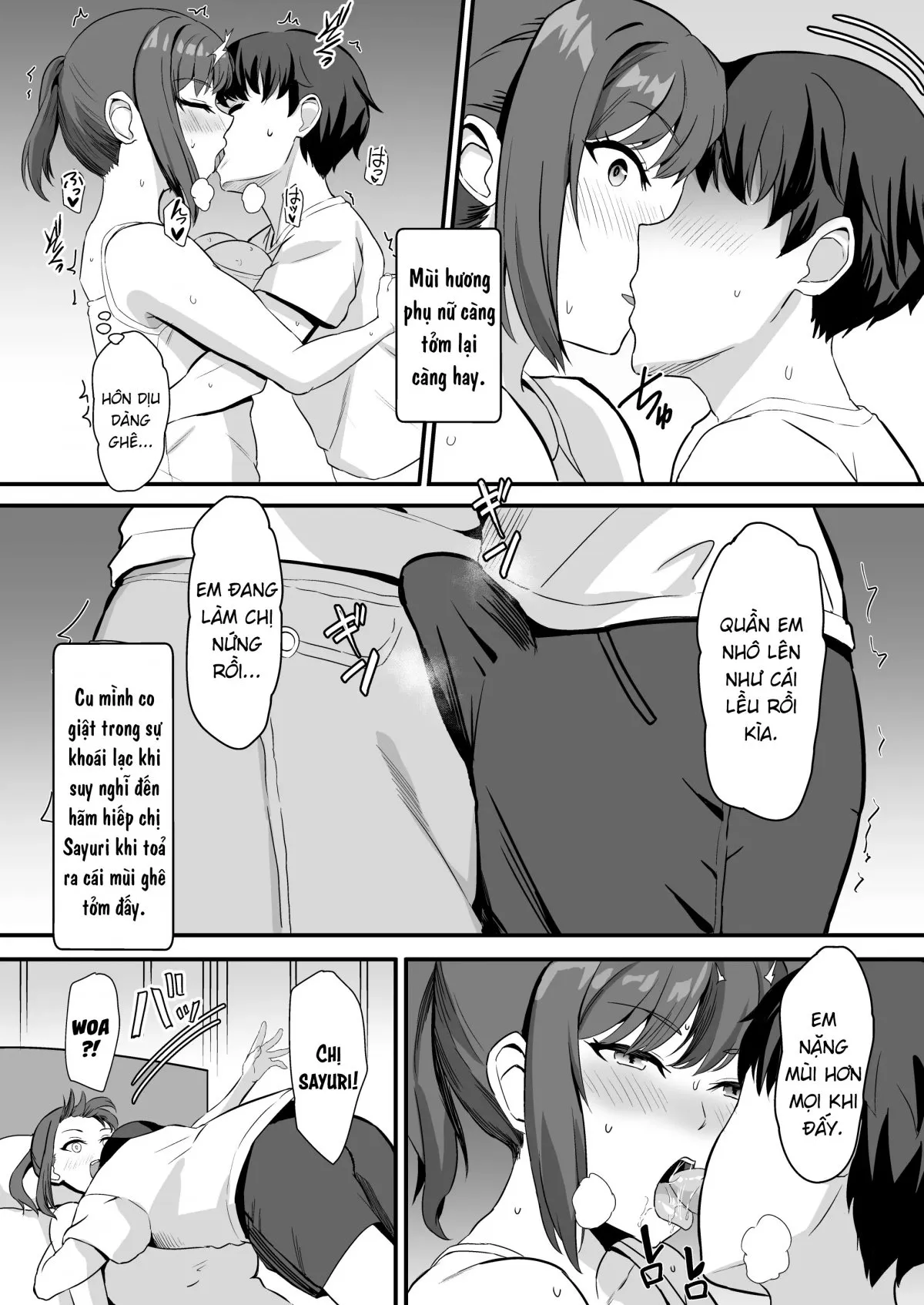 HentaiVN.net - Ảnh 17 - Bà chị họ quê mùa [Inaka no Kussai Onee-chan] - Phần 2