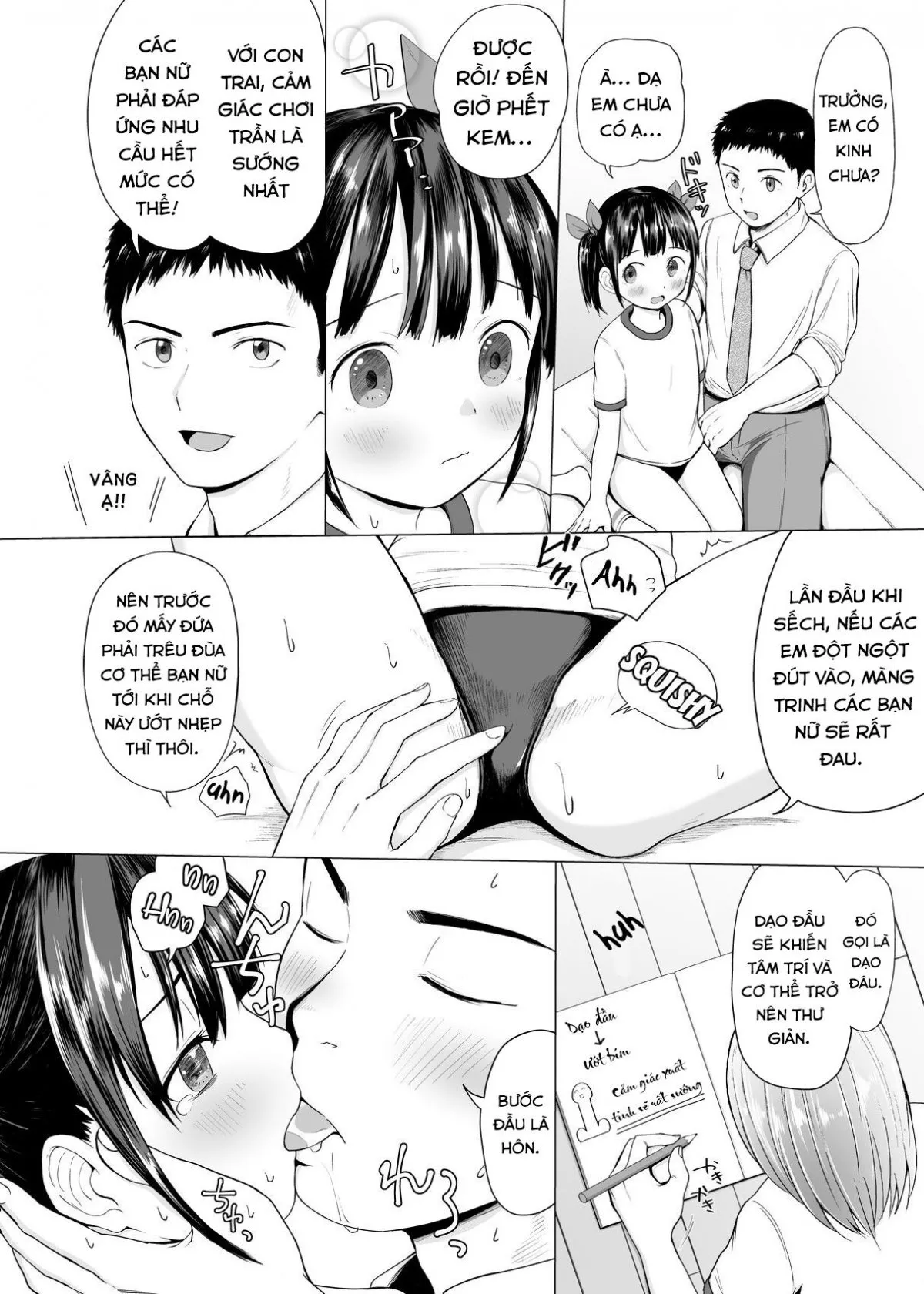HentaiVN.net - Ảnh 4 - J○ Time For Sex Education [J○ Seikyouiku no Jikan] - Oneshot