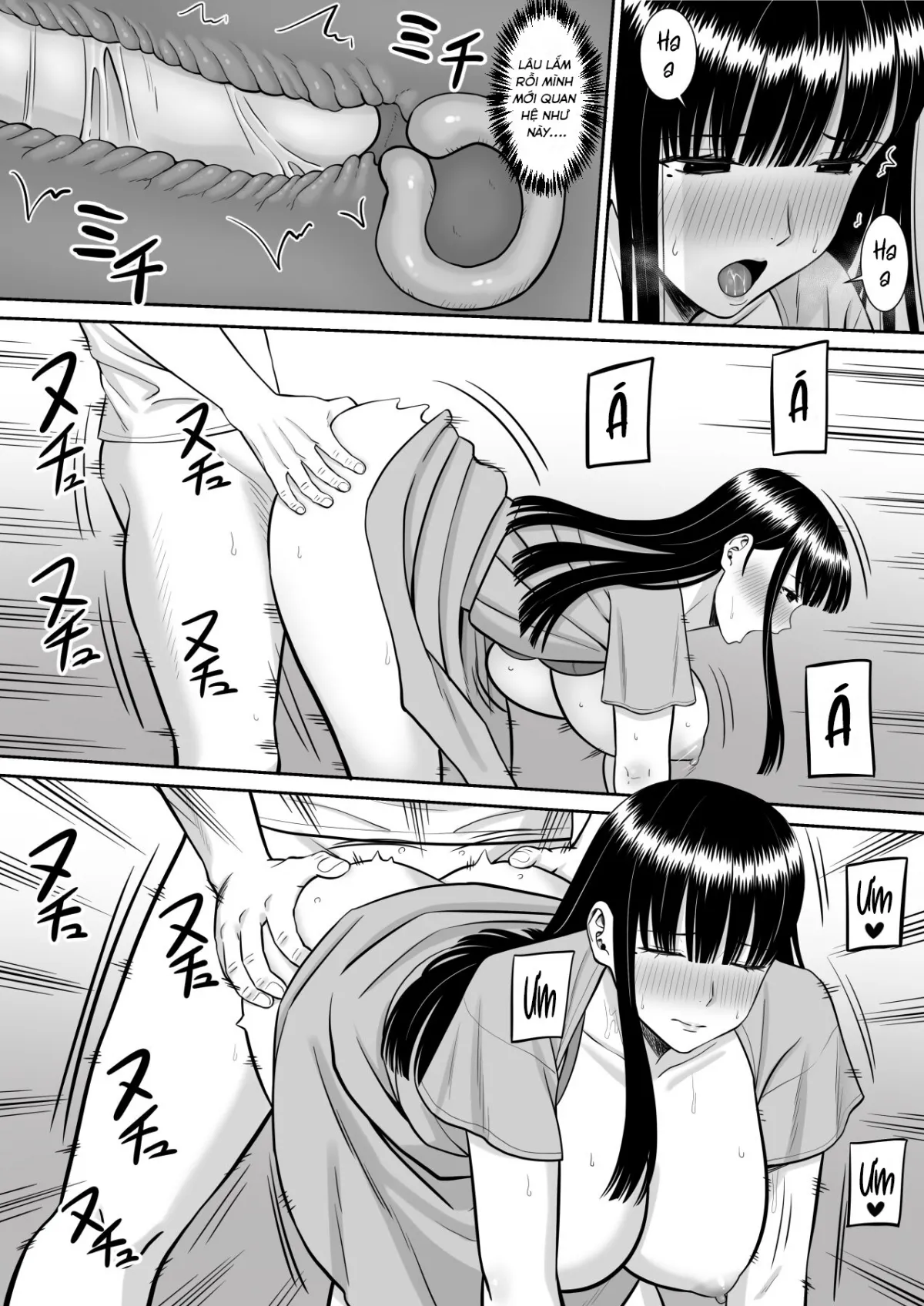 HentaiVN.net - Ảnh 5 - Thằng bắt nạt đập tôi, tiện địt cả mẹ!? [Ijimekko ni Haha wo Netorareta Hanashi ga Kikitai?] - Chap 3