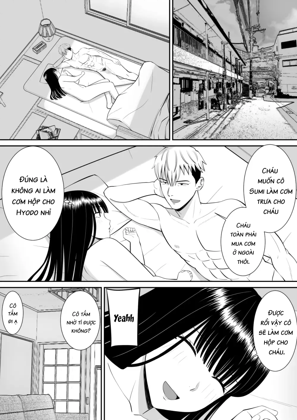 HentaiVN.net - Ảnh 4 - Thằng bắt nạt đập tôi, tiện địt cả mẹ!? [Ijimekko ni Haha wo Netorareta Hanashi ga Kikitai?] - Phần 2 - Chap 1
