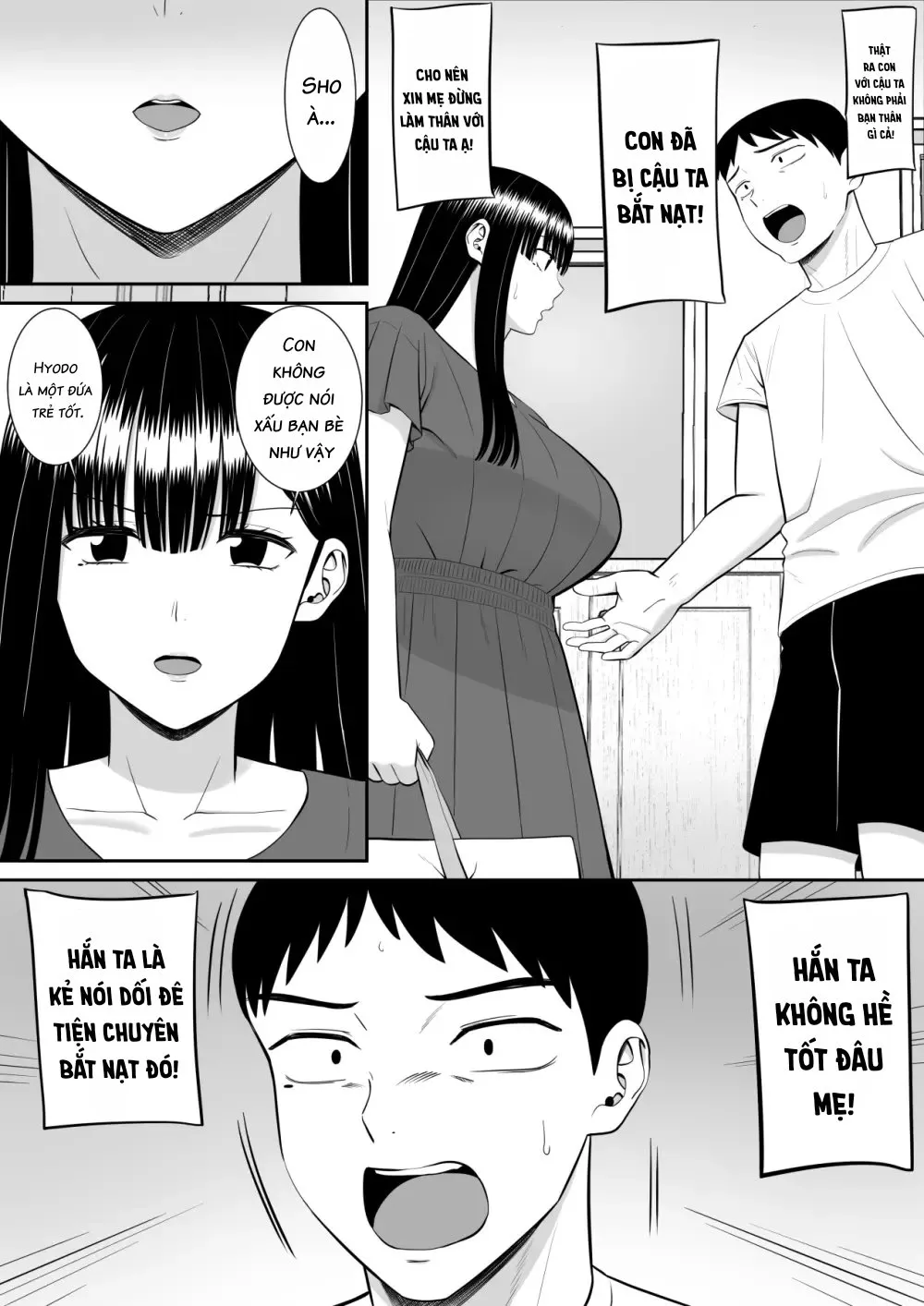 HentaiVN.net - Ảnh 11 - Thằng bắt nạt đập tôi, tiện địt cả mẹ!? [Ijimekko ni Haha wo Netorareta Hanashi ga Kikitai?] - Phần 2 - chap 3
