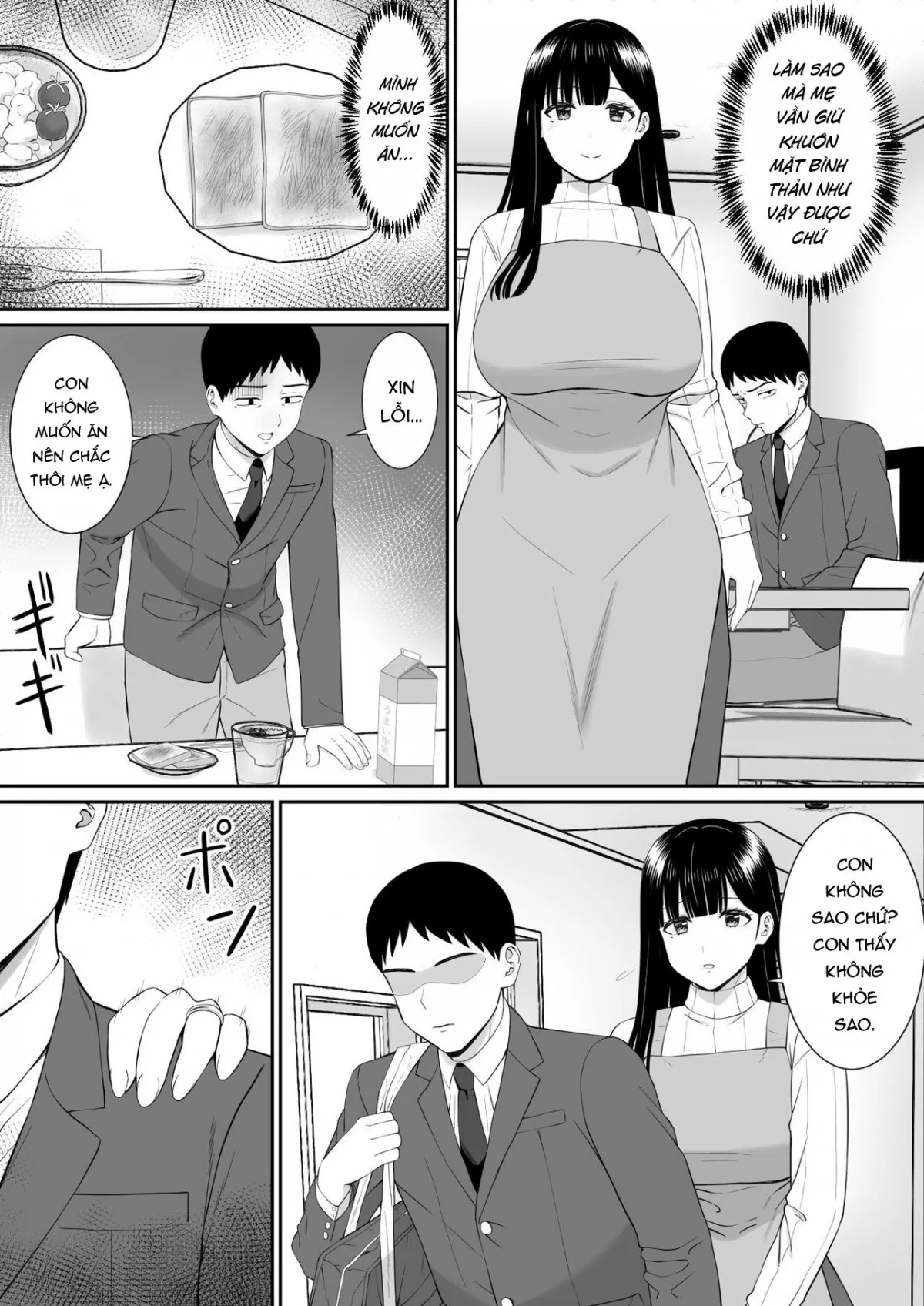 HentaiVN.net - Ảnh 9 - Thằng bắt nạt đập tôi, tiện địt cả mẹ!? [Ijimekko ni Haha wo Netorareta Hanashi ga Kikitai?] - Phần 4 - chap 1