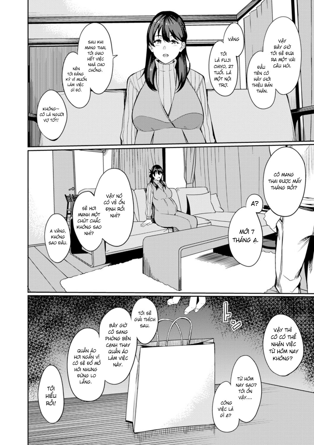 HentaiVN.net - Ảnh 6 - Kairaku Bitch-ka Ninpu -AV ni Otosarete- (ANGEL Club 2021-03) - Chap 1