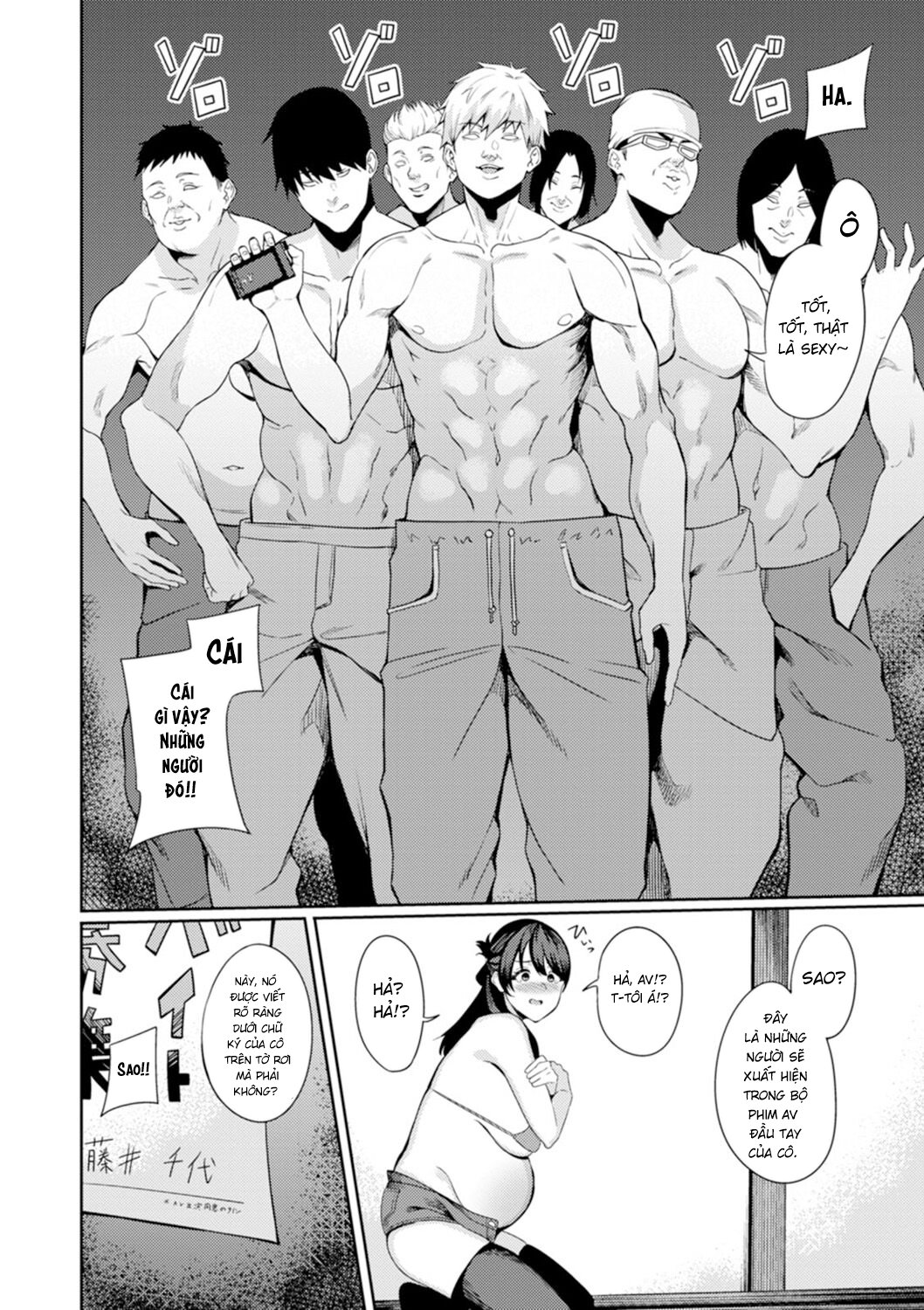 HentaiVN.net - Ảnh 8 - Kairaku Bitch-ka Ninpu -AV ni Otosarete- (ANGEL Club 2021-03) - Chap 1