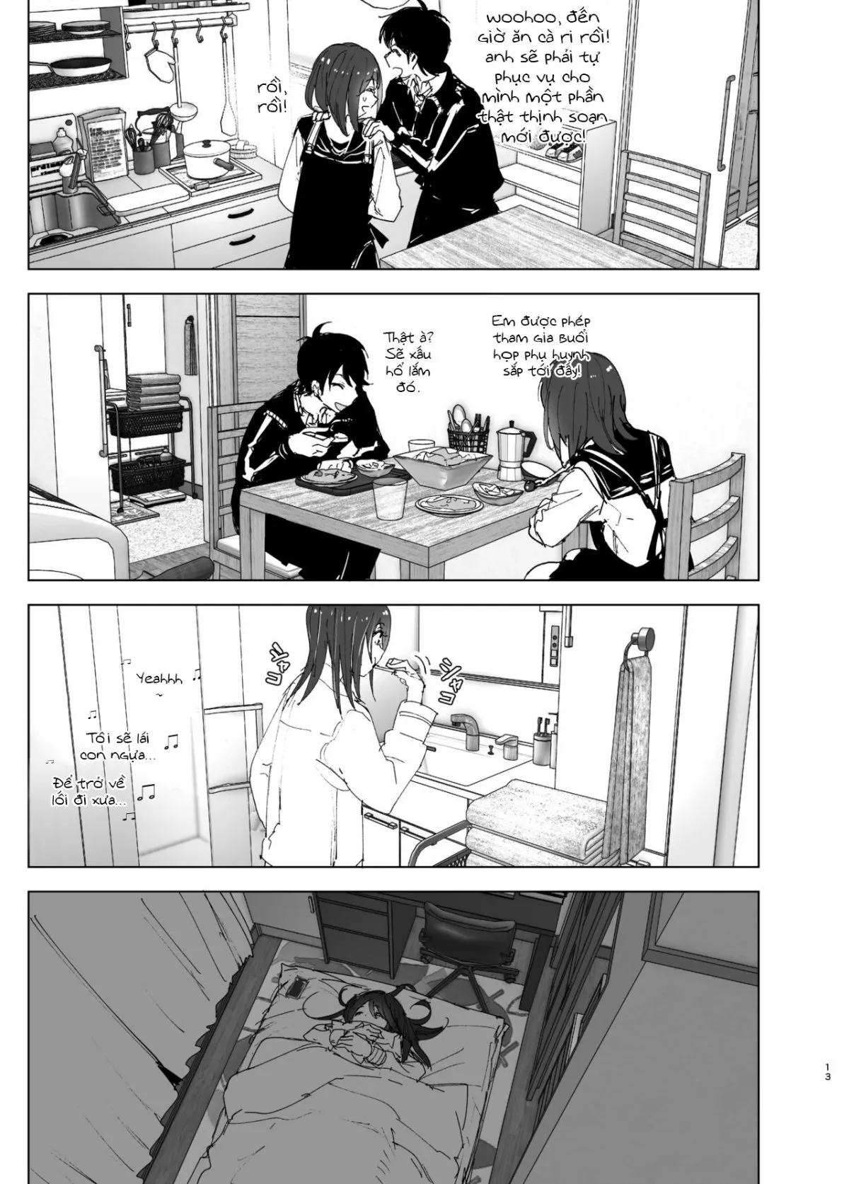 HentaiVN.net - Ảnh 13 - Onii-chan no Koto ga Daisuki!! na Imouto no Hanashi [The Story Of A Little Sister That Loves Her Big Brother] - Oneshot_1