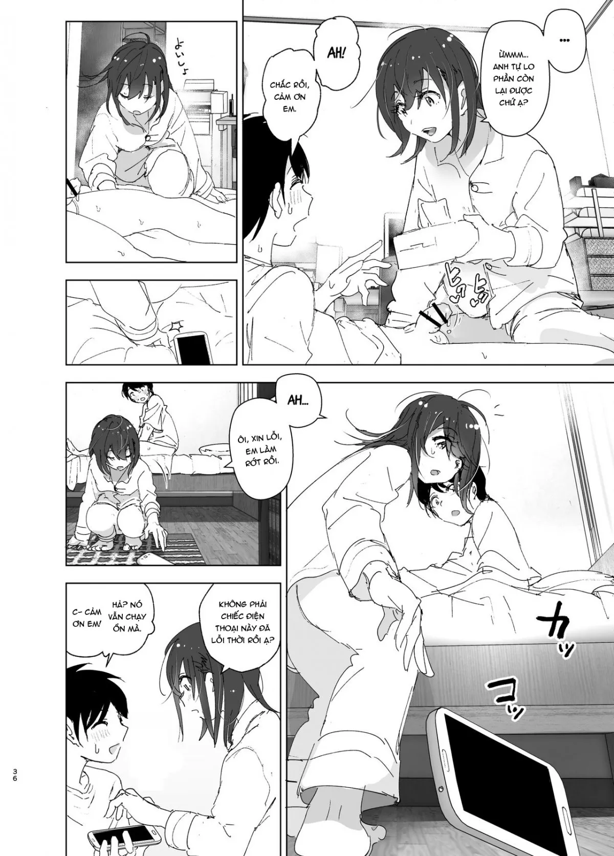 HentaiVN.net - Ảnh 36 - Onii-chan no Koto ga Daisuki!! na Imouto no Hanashi [The Story Of A Little Sister That Loves Her Big Brother] - Oneshot_1