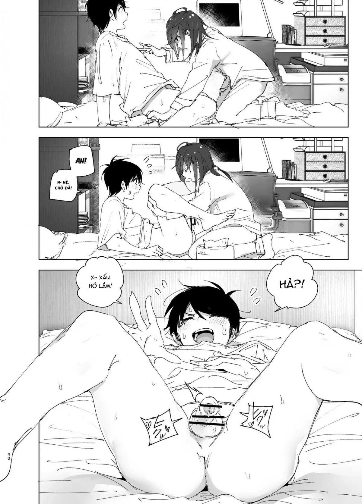 HentaiVN.net - Ảnh 40 - Onii-chan no Koto ga Daisuki!! na Imouto no Hanashi [The Story Of A Little Sister That Loves Her Big Brother] - Oneshot_1