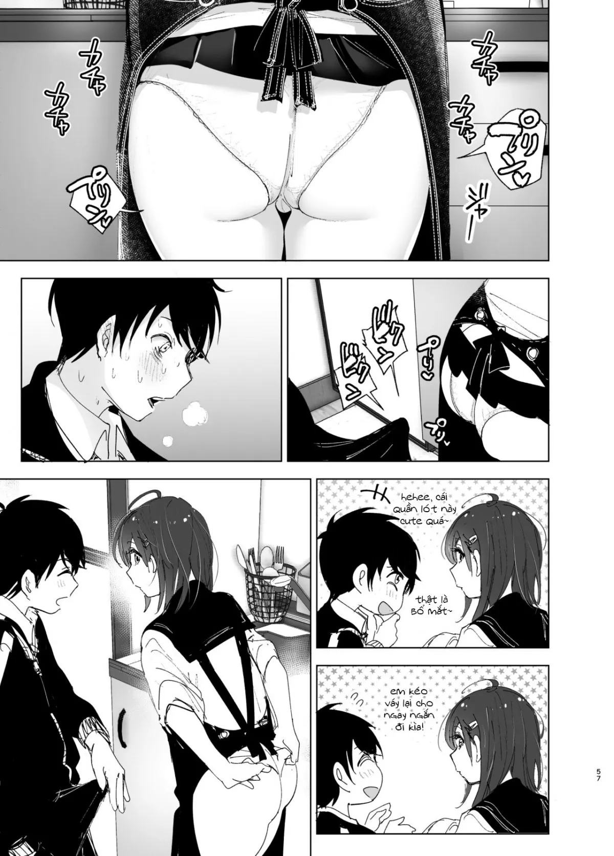 HentaiVN.net - Ảnh 11 - Onii-chan no Koto ga Daisuki!! na Imouto no Hanashi [The Story Of A Little Sister That Loves Her Big Brother] - Oneshot_2