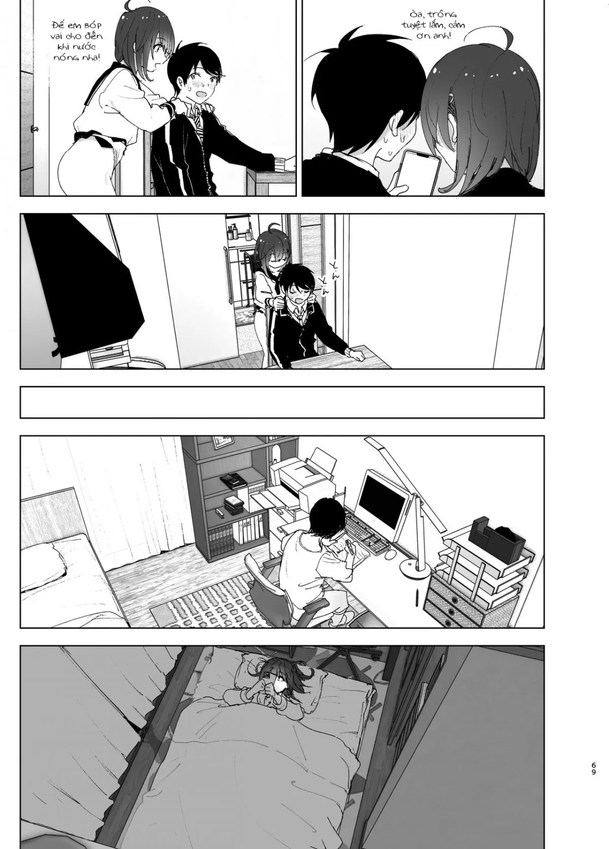HentaiVN.net - Ảnh 23 - Onii-chan no Koto ga Daisuki!! na Imouto no Hanashi [The Story Of A Little Sister That Loves Her Big Brother] - Oneshot_2
