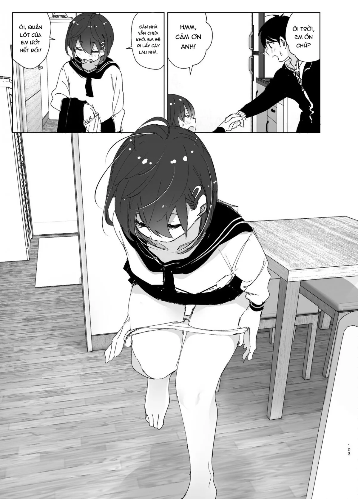 HentaiVN.net - Ảnh 10 - Onii-chan no Koto ga Daisuki!! na Imouto no Hanashi [The Story Of A Little Sister That Loves Her Big Brother] - Oneshot_4