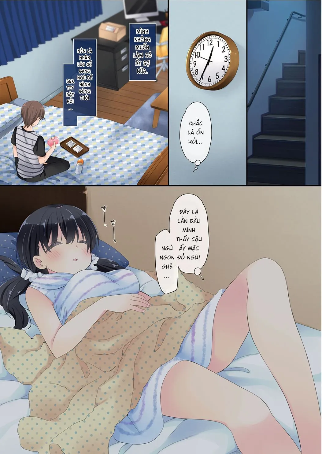HentaiVN.net - Ảnh 12 - Dùng Chiếc Sextoy Thần Kì Để Đụ Cô Bạn Hàng Xóm [Mahou no Onaho] - Chap 1