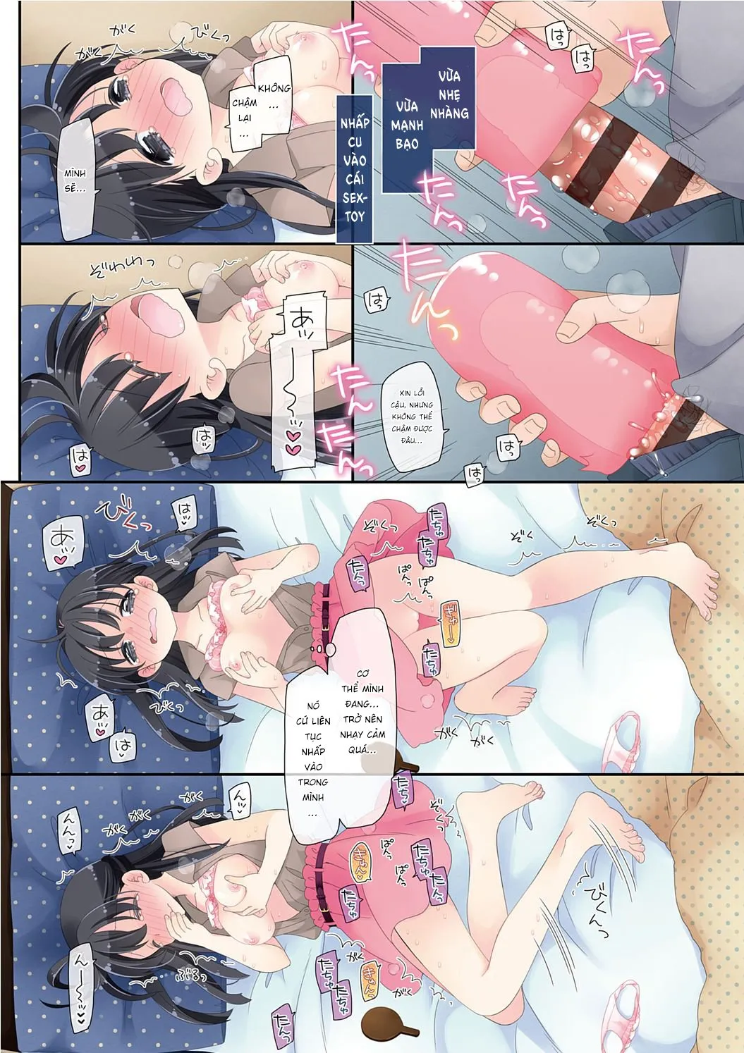 HentaiVN.net - Ảnh 19 - Dùng Chiếc Sextoy Thần Kì Để Đụ Cô Bạn Hàng Xóm [Mahou no Onaho] - Chap 4