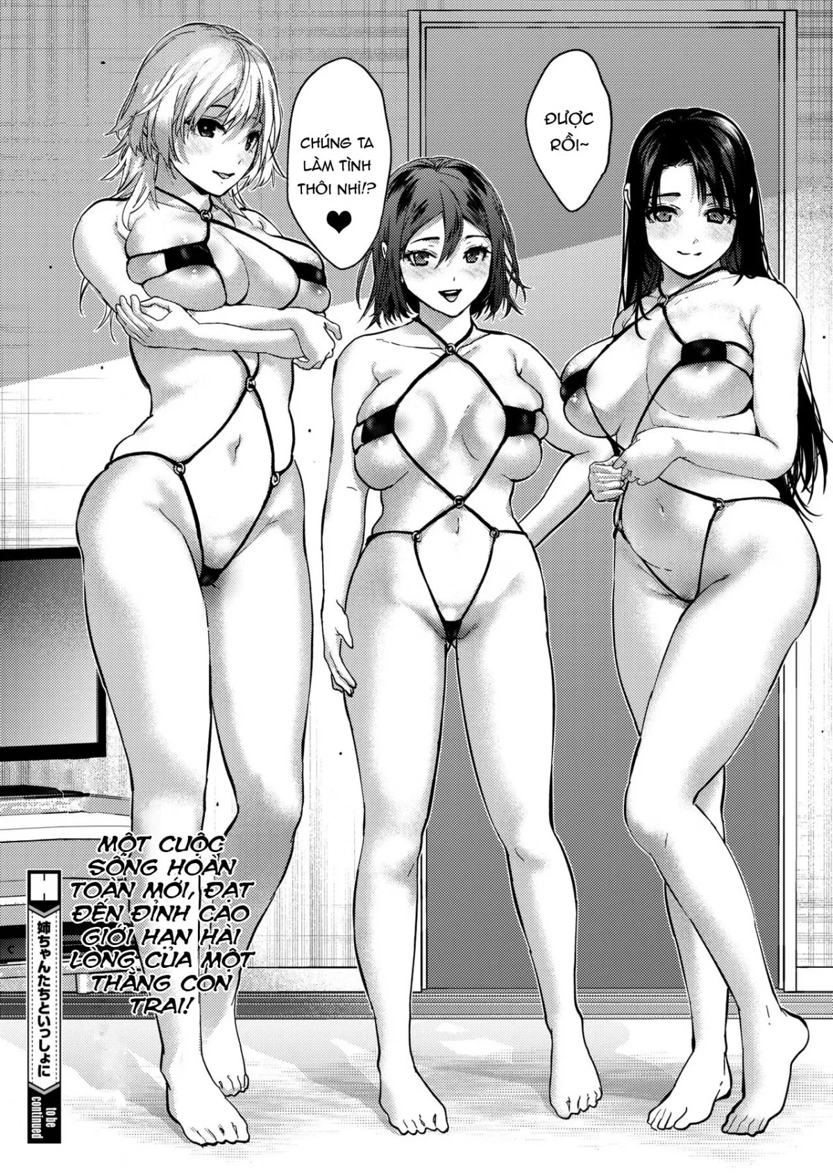 HentaiVN.net - Ảnh 41 - Onee-chan-tachi to Issho ni Zenpen - Oneshot