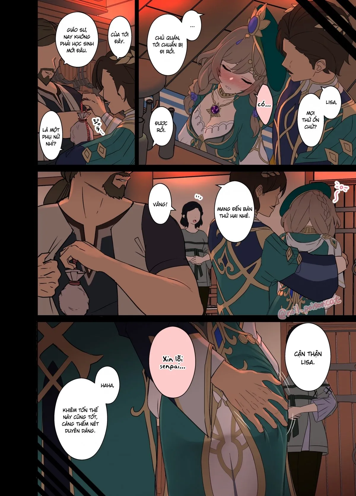 HentaiVN.net - Ảnh 6 - Làm những thứ tồi tệ với Lisa xỉn [Deisui Shita Lisa ni Warui Koto o Suru Hanashi] - Oneshot