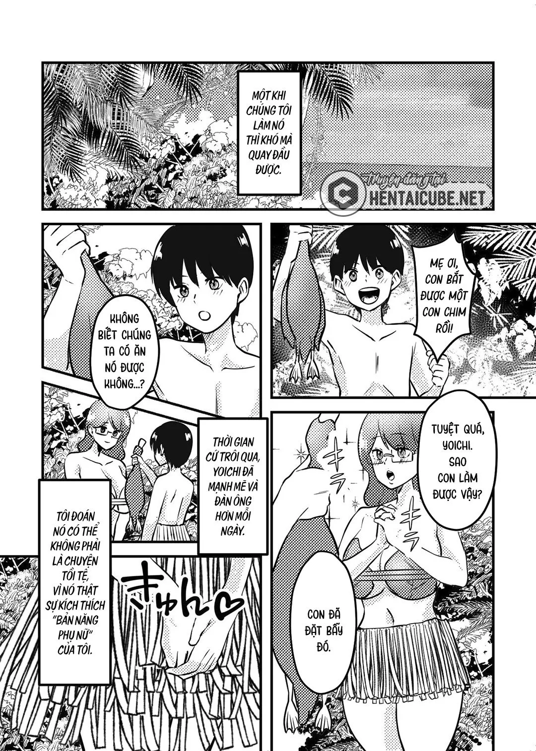 HentaiVN.net - Ảnh 24 - Mẹ và con trai dạt vào hoang đảo [Mama to Musuko ga Mujintou de Love Love Sex suru Hanashi | A Story of a Mom and Her Son's Lovemaking on a Uninhabited Island] - Oneshot